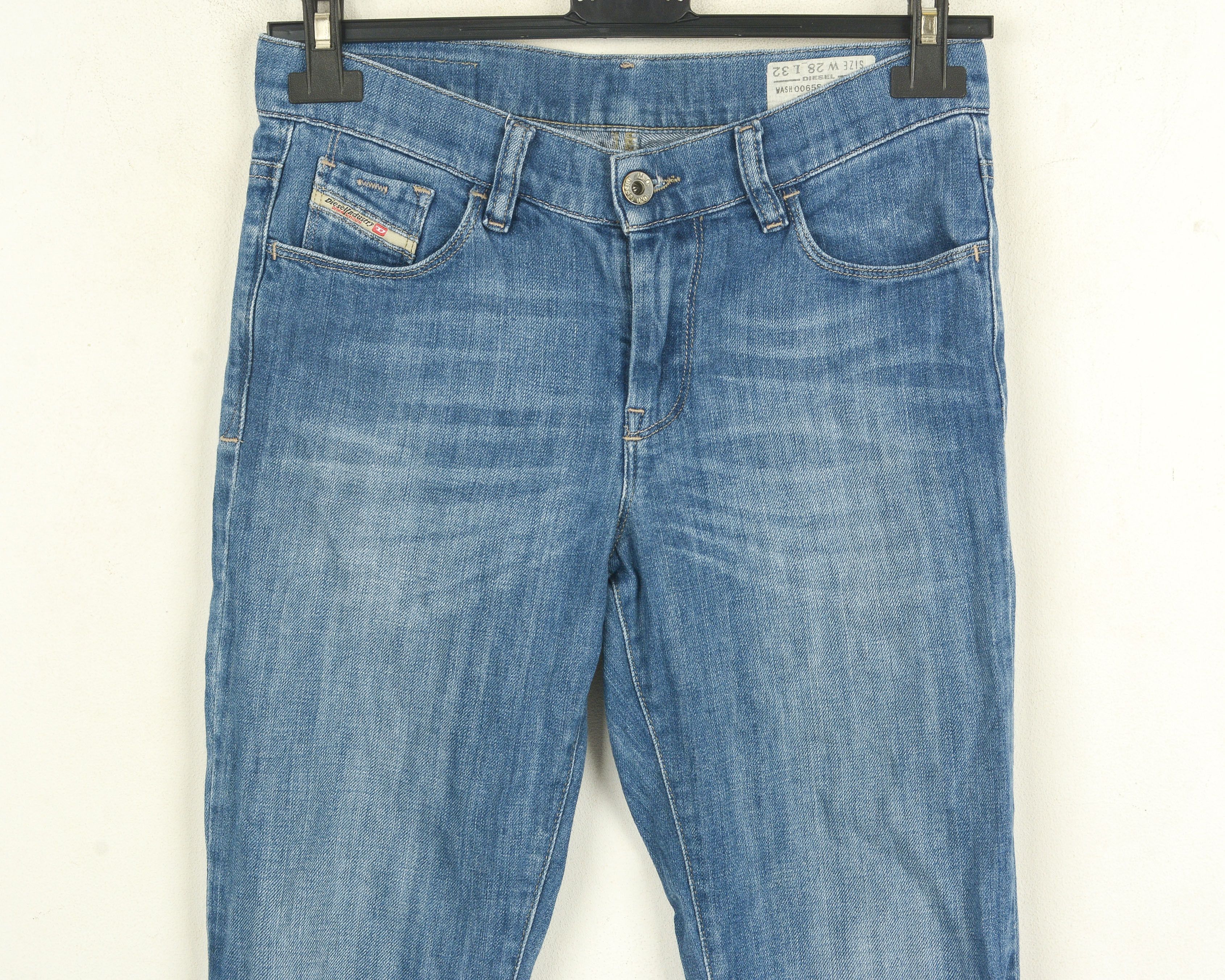 Diesel HI-VY Stretch W28 L32 Super Slim Straight Denim Jeans Pant Size 28" / US 6 / IT 42 - 3 Thumbnail