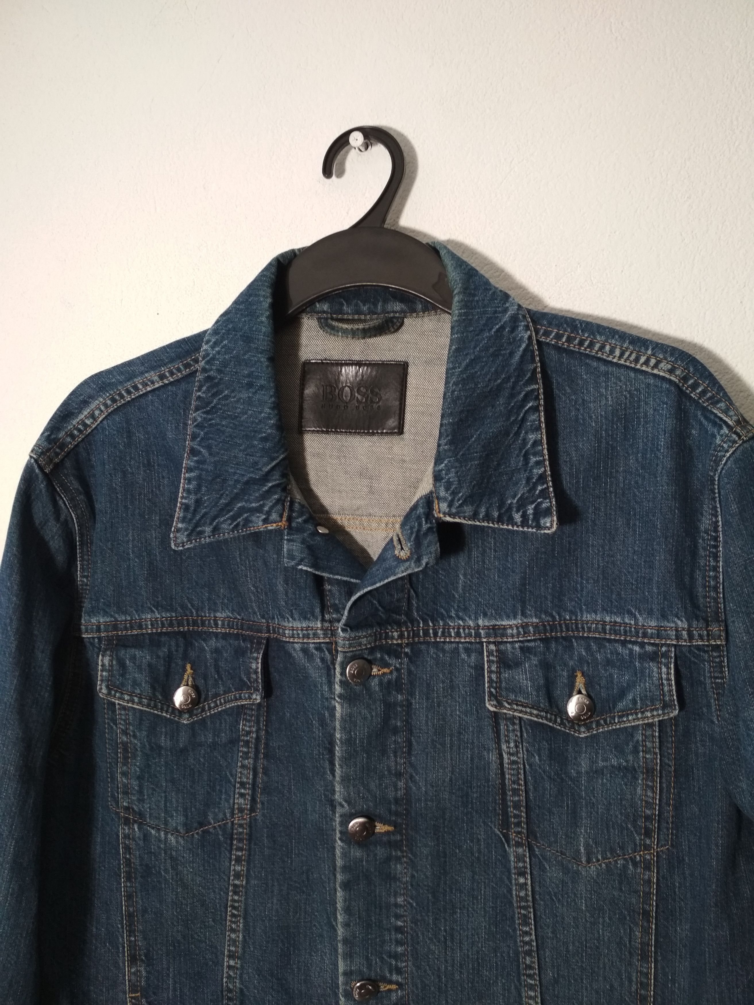 Hugo Boss Vintage Hugo Boss Denim Jacket Jeans 52 Size US L / EU 52-54 / 3 - 3 Thumbnail