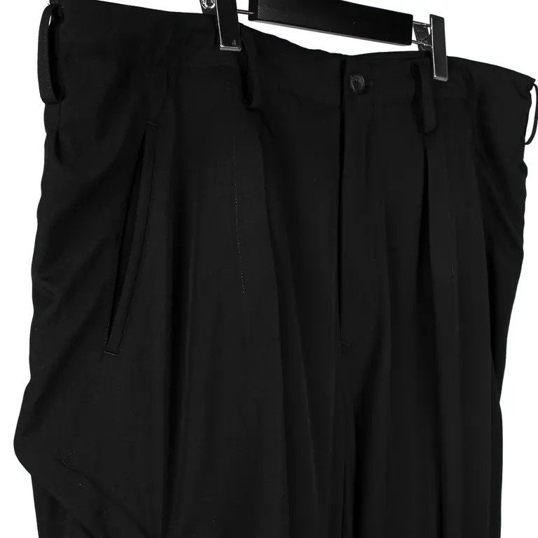 Yohji Yamamoto Yohji Yamamoto Pour Homme Wool Thick Wide Random Tuck Pants Size US 34 / EU 50 - 5 Thumbnail