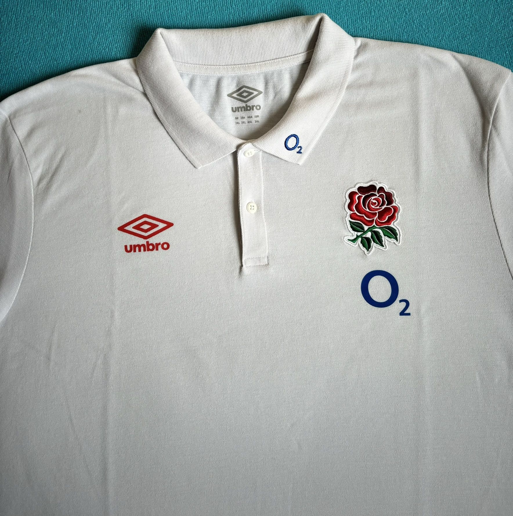 Umbro Polo England Rugby Umbro o2 size. 3XL Size US XXL / EU 58 / 5 - 6 Thumbnail