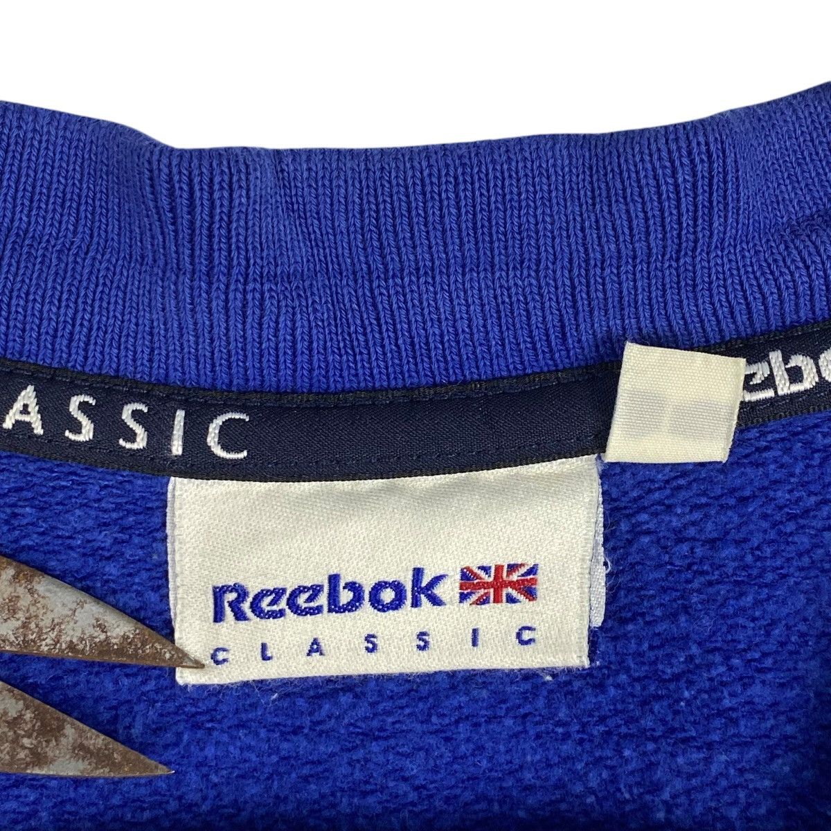 Reebok × Vintage Vintage Reebok Embroidered Crewneck Sweatshirt Blue Size US L / EU 52-54 / 3 - 8 Thumbnail