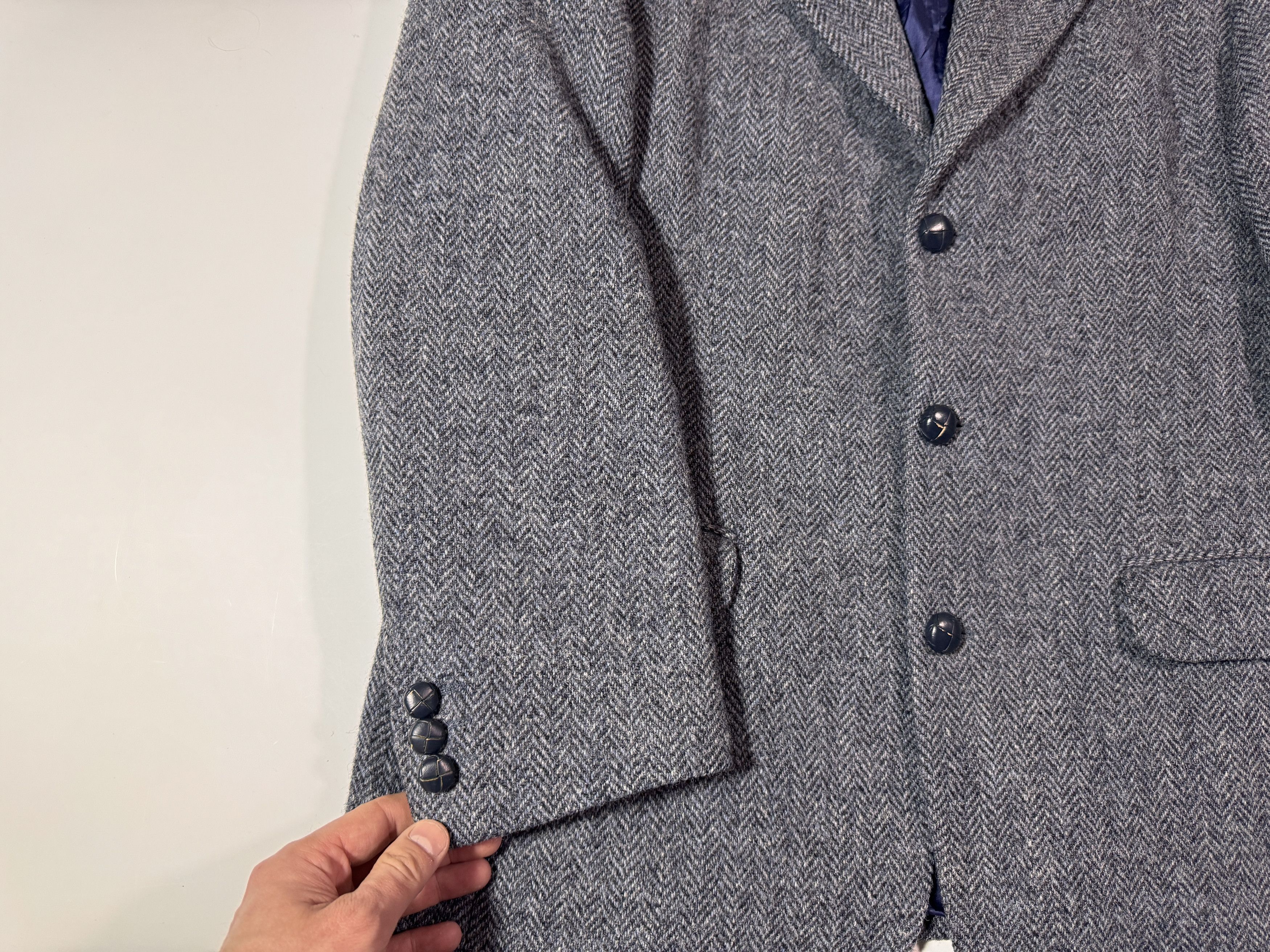 Harris Tweed Vintage Harris Tweed Cooper Mckenzie Blazer Wool Size 40S - 4 Thumbnail