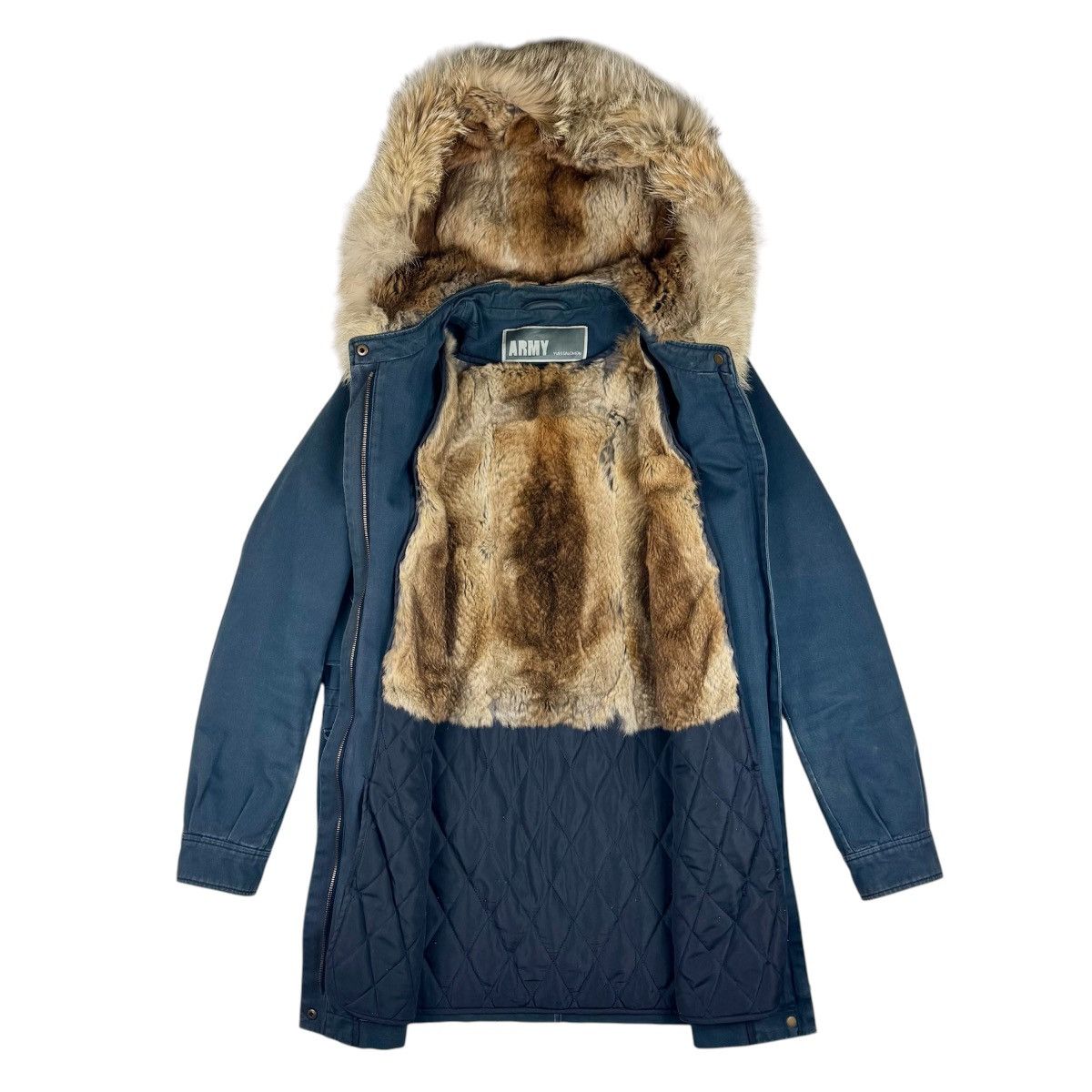 Yves Salomon YVES SALOMON ARMY RABBIT FUR PARKA Size S / US 4 / IT 40 - 3 Thumbnail