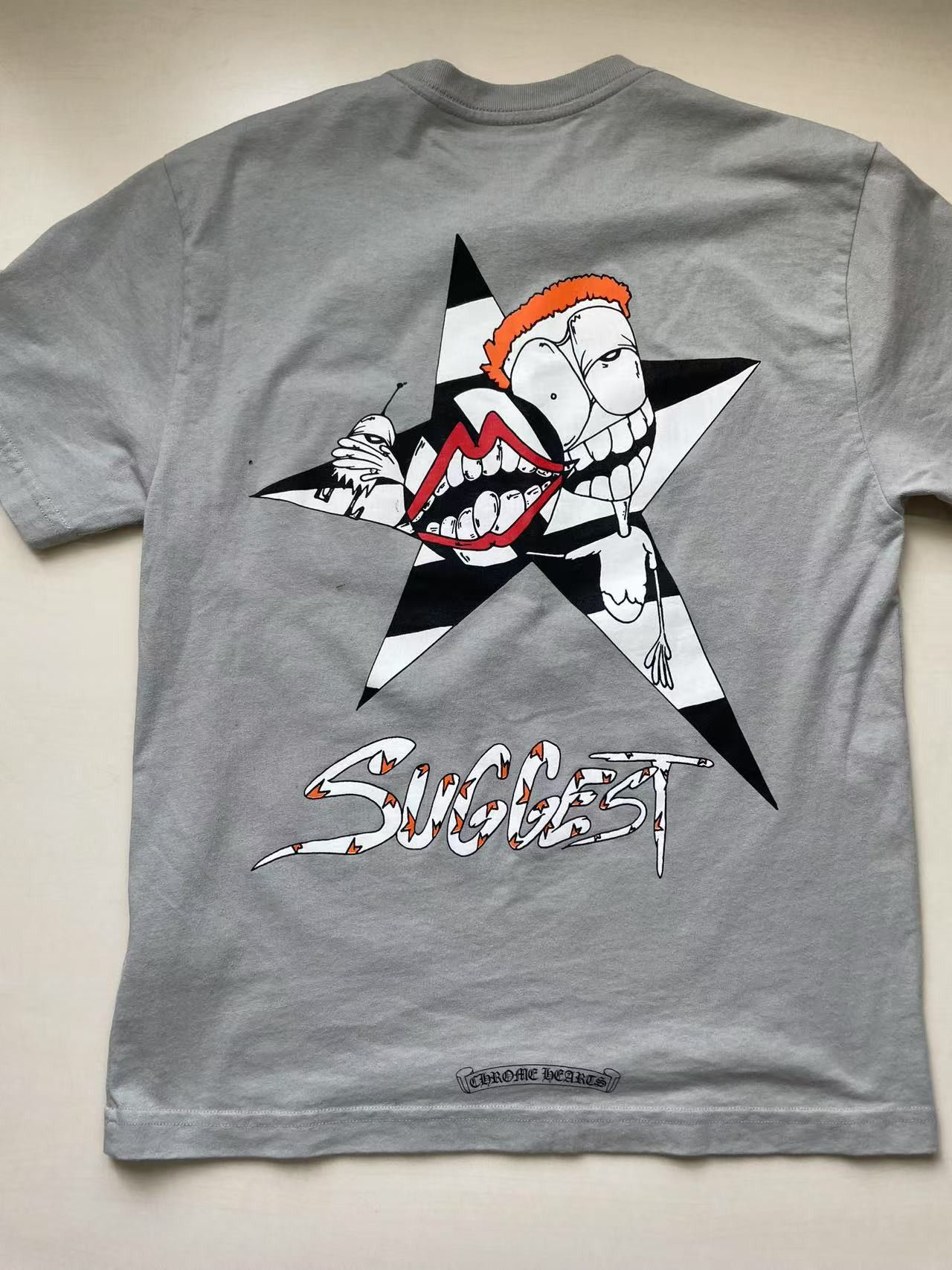 Chrome Hearts Chrome Hearts Matty Boy Grey Suggest Short Sleeve Tee Size US XS / EU 42 / 0 - 3 Thumbnail