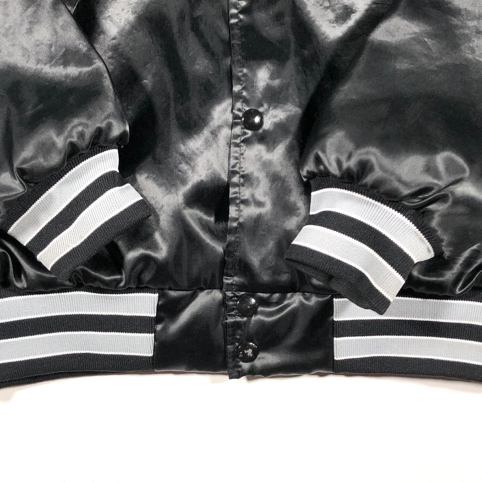 NHL × Swingster × Vintage Vintage NHL San Jose Sharks Swingster Black Satin Jacket Size US M / EU 48-50 / 2 - 3 Thumbnail