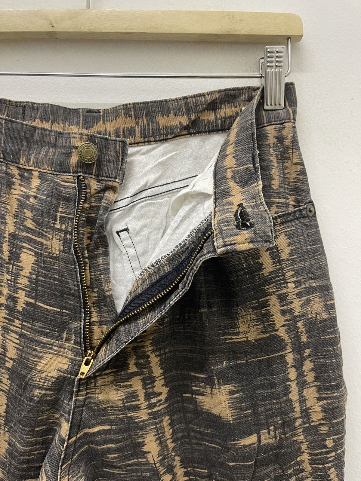 If Six Was Nine Rare Vintage MZEE GENEZ Made In Earth Japanese Weave Size US 27 - 5 Thumbnail