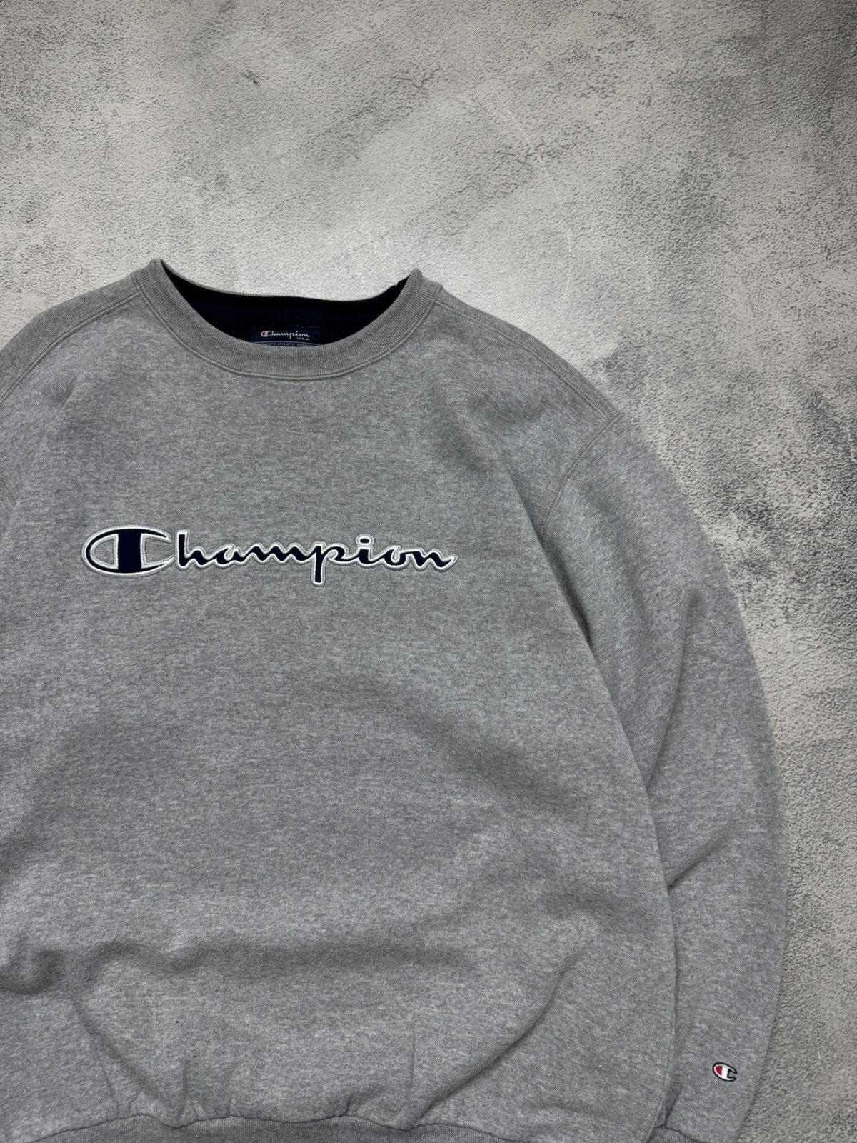 Champion Vintage Y2k Champion Spell Out Big Logo Sweatshirt 90’s Size US XL / EU 56 / 4 - 5 Thumbnail