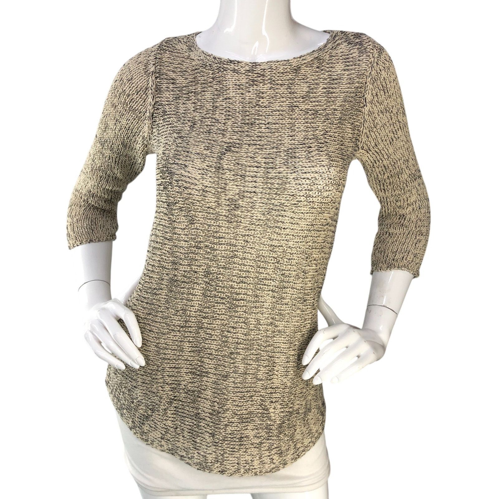 Eileen Fisher Eileen Fisher Size S Sweater Open Knit Organic Cotton Linen Size S / US 4 / IT 40 - 11 Thumbnail
