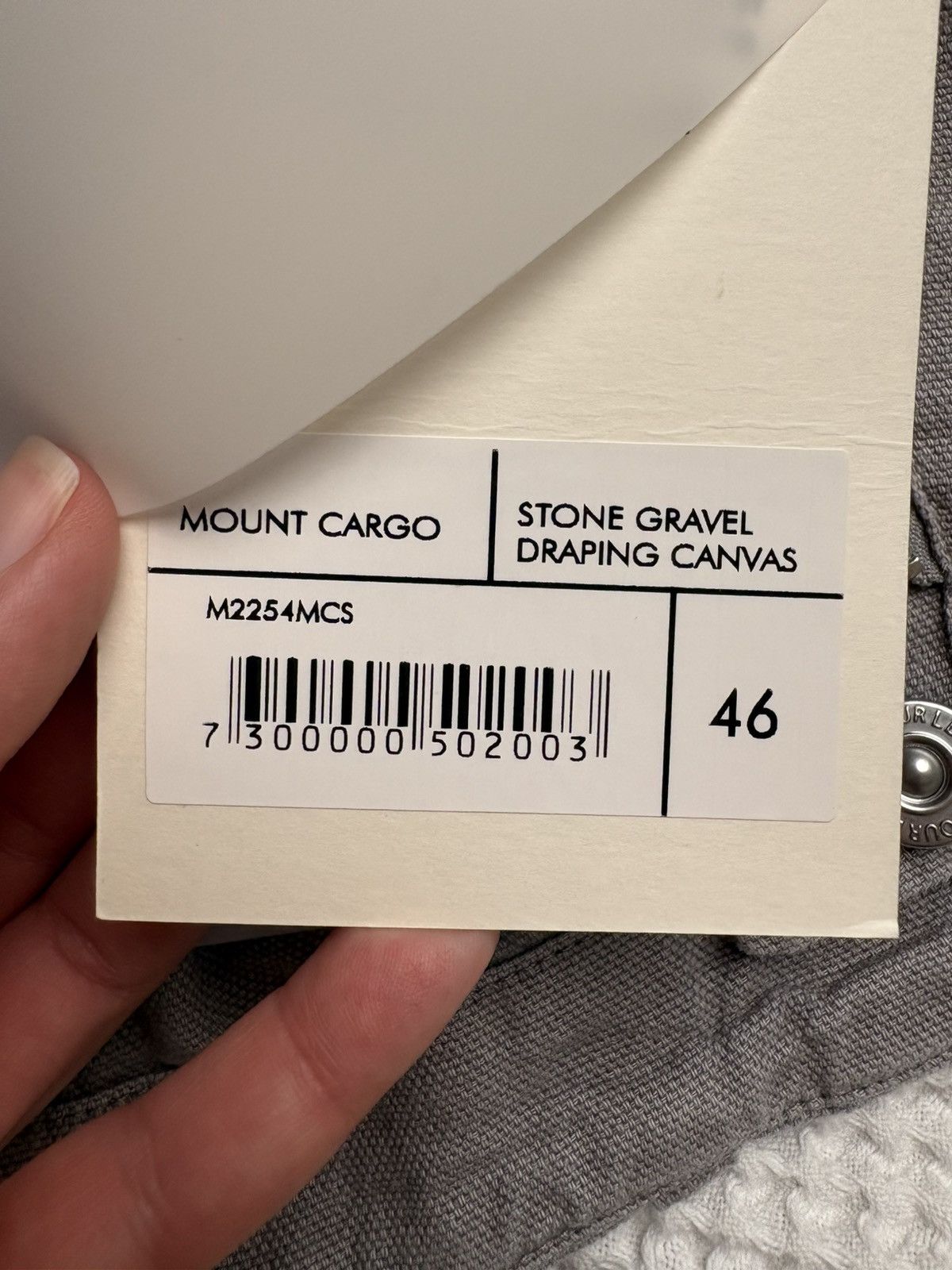 Our Legacy ($400) Our Legacy Mount Cargo Trousers in Stone Gravel Size US 30 / EU 46 - 12 Thumbnail