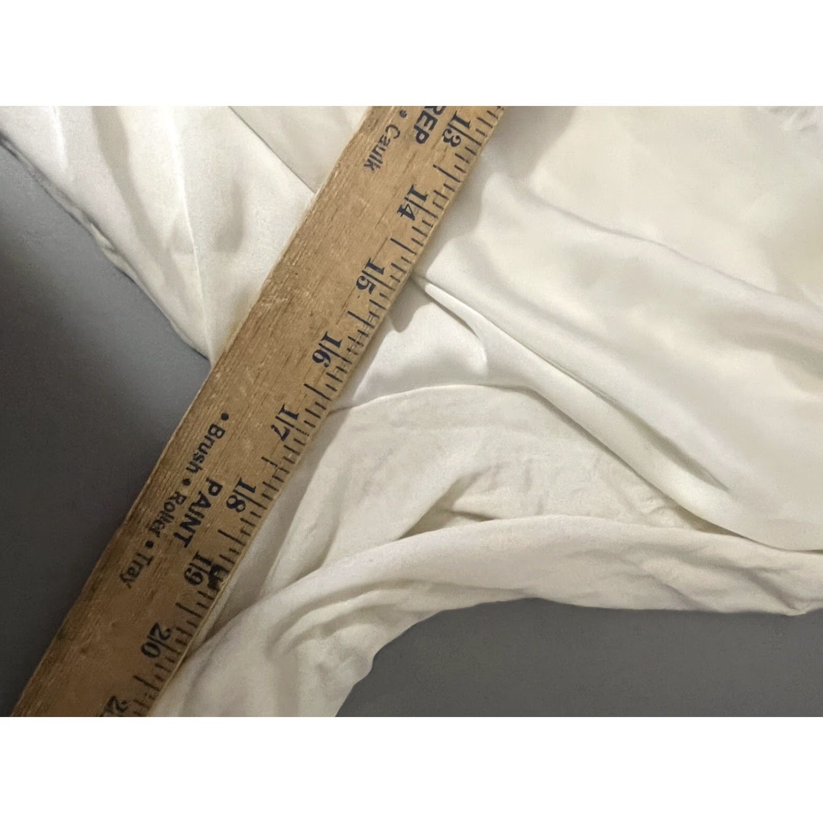 Vintage VINTAGE Michael Kors Long Sleeve Blouse White Petites Large Womens Size L / US 10 / IT 46 - 5 Thumbnail