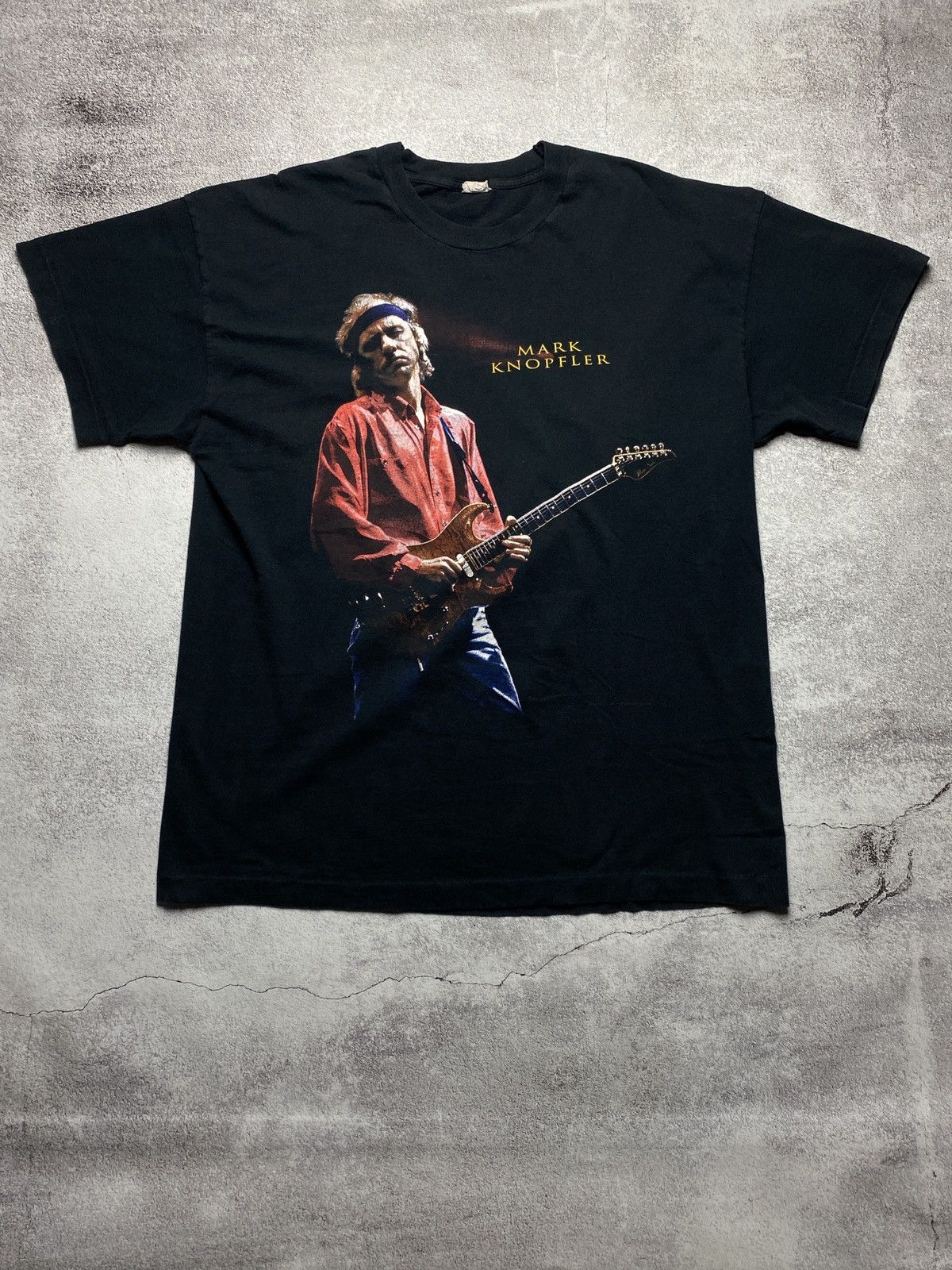 Vintage 1996 Dire Straits Mark Knopfler vintage tour t-shirt y2k