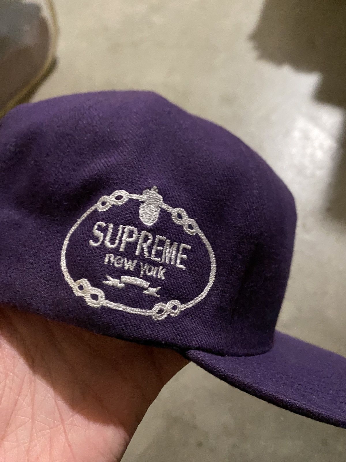 Supreme Supreme Hat Purple Starter Crest Side Logo 5 Panel Size ONE SIZE - 2 Thumbnail