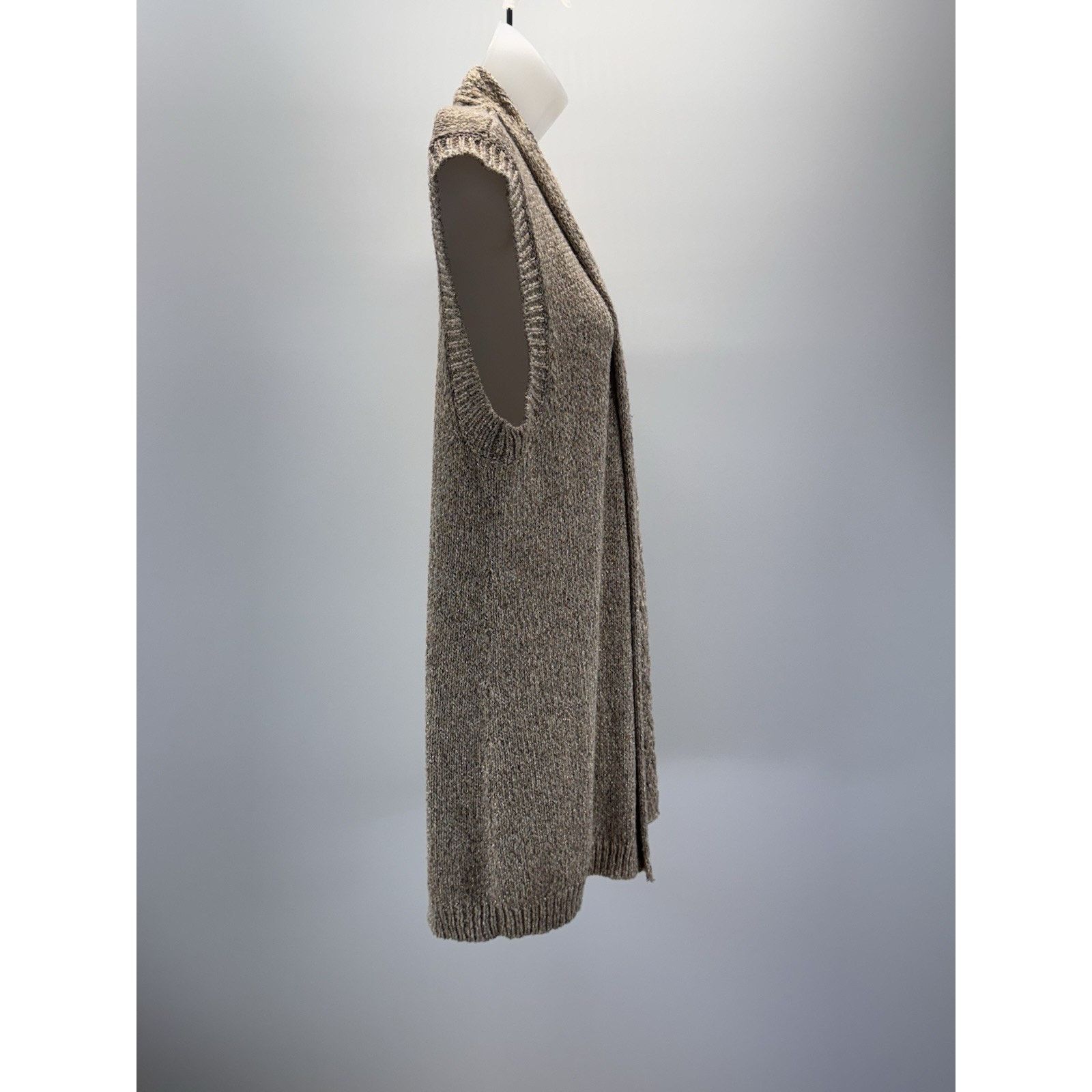 Chicos Chico’s Crochet Duster Cardigan Size 1 US M Brown Women’s Size M / US 6-8 / IT 42-44 - 3 Thumbnail