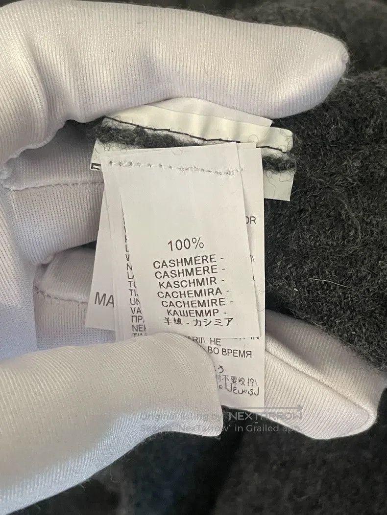 Brunello Cucinelli Brunello Cucinelli Black and Grey Cashmere Cardigan Size L / US 10 / IT 46 - 7 Thumbnail