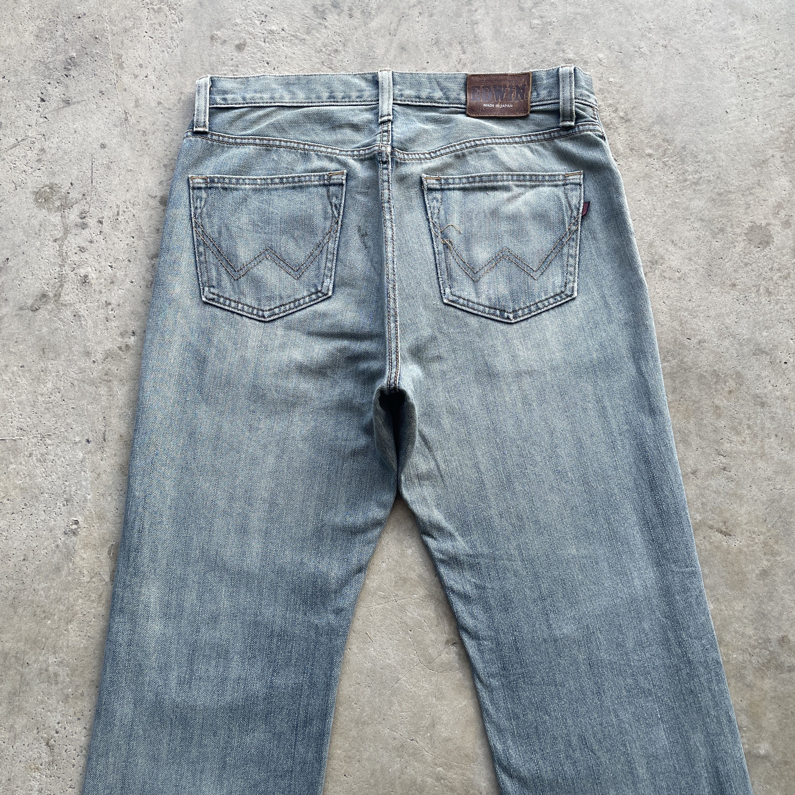 Edwin W33x30 Vintage Edwin 403 Denim Faded Japan Jeans Pants Size US 33 - 10 Thumbnail