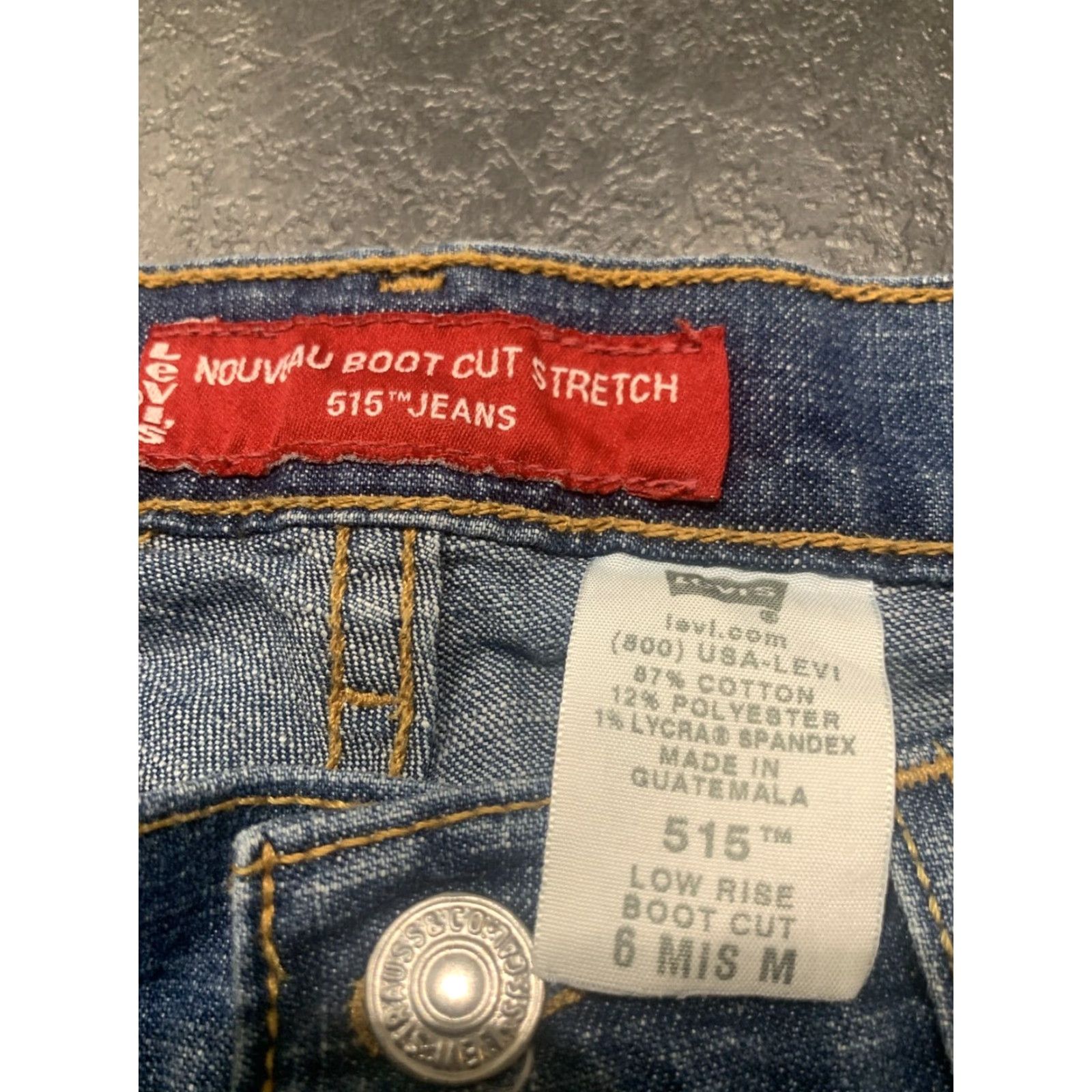 Mismo VINTAGE Levi's Women's Boot Cut Jeans Blue 30 Low Rise USA Style Size 30" / US 8 / IT 44 - 5 Thumbnail