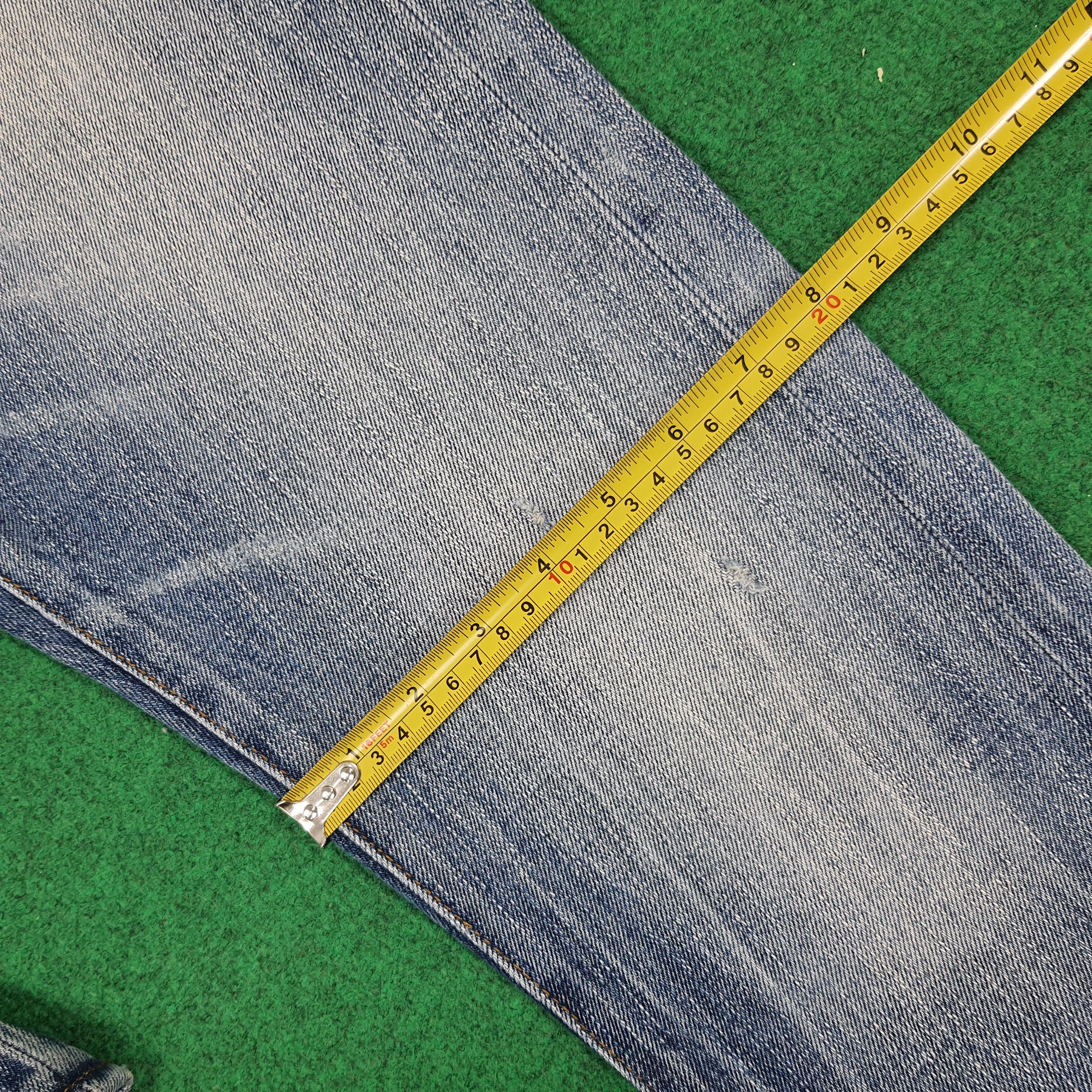Prps Vintage PRPS Selvedge Camo Pocket Distressed Jeans C297N16 Size US 31 - 17 Thumbnail
