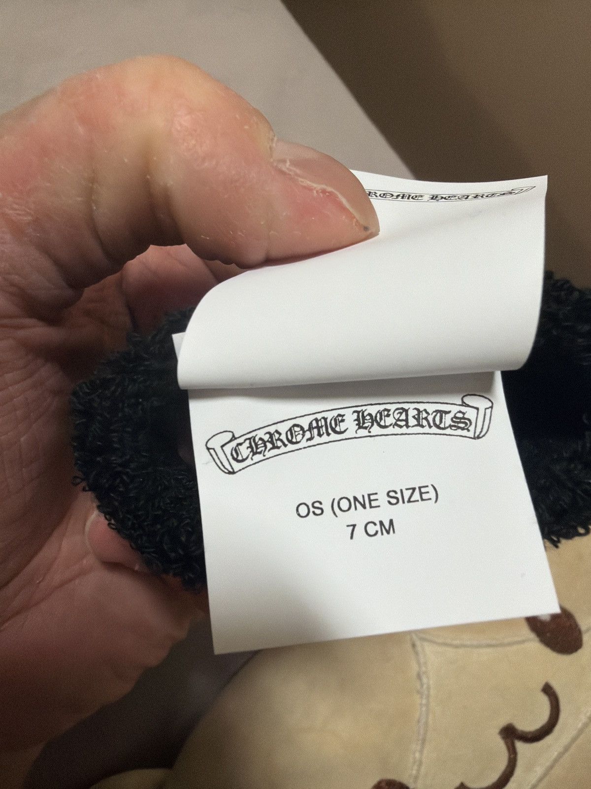 Chrome Hearts Chrome Hearts Zebra Hoc Cemetery Sweatband Size ONE SIZE - 7 Thumbnail