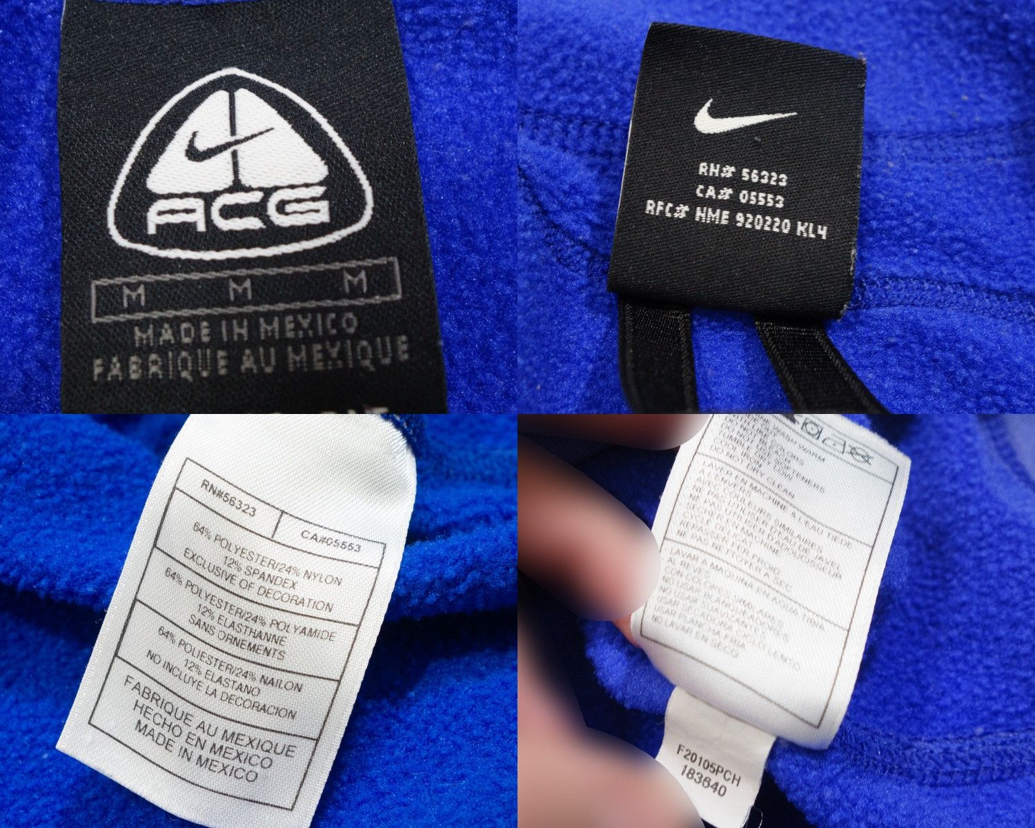 Nike ACG 90s Oregon Series Half Zip Therma-FIT Fleece Layer Pullover Size US M / EU 48-50 / 2 - 9 Thumbnail