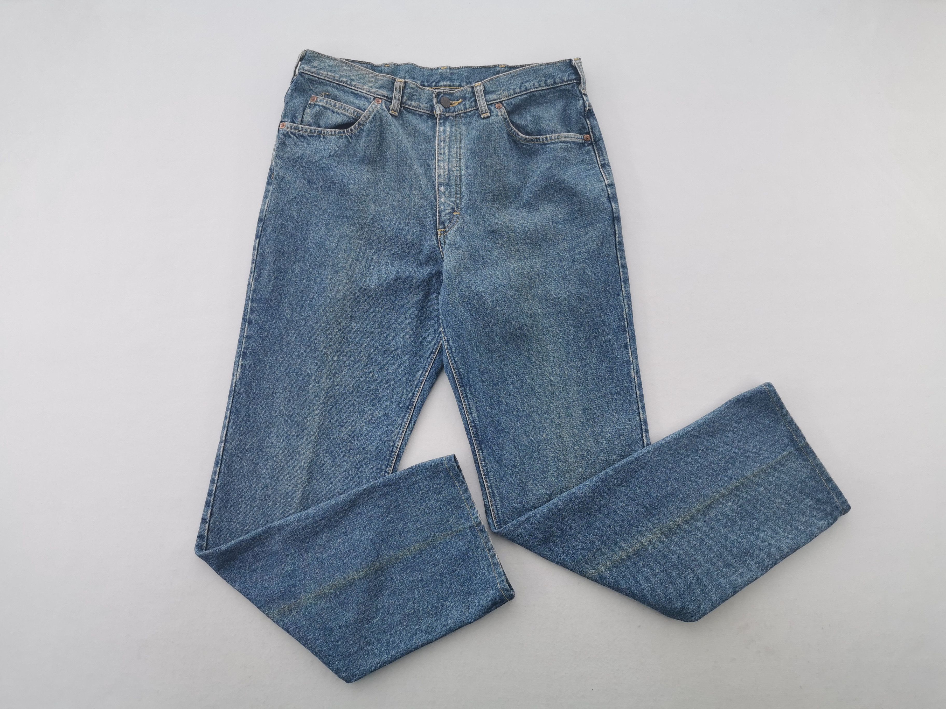 Lee Vintage 90's Lee Denim Jeans Made In Japan Size 33/36x33 Size US 33 - 4 Thumbnail