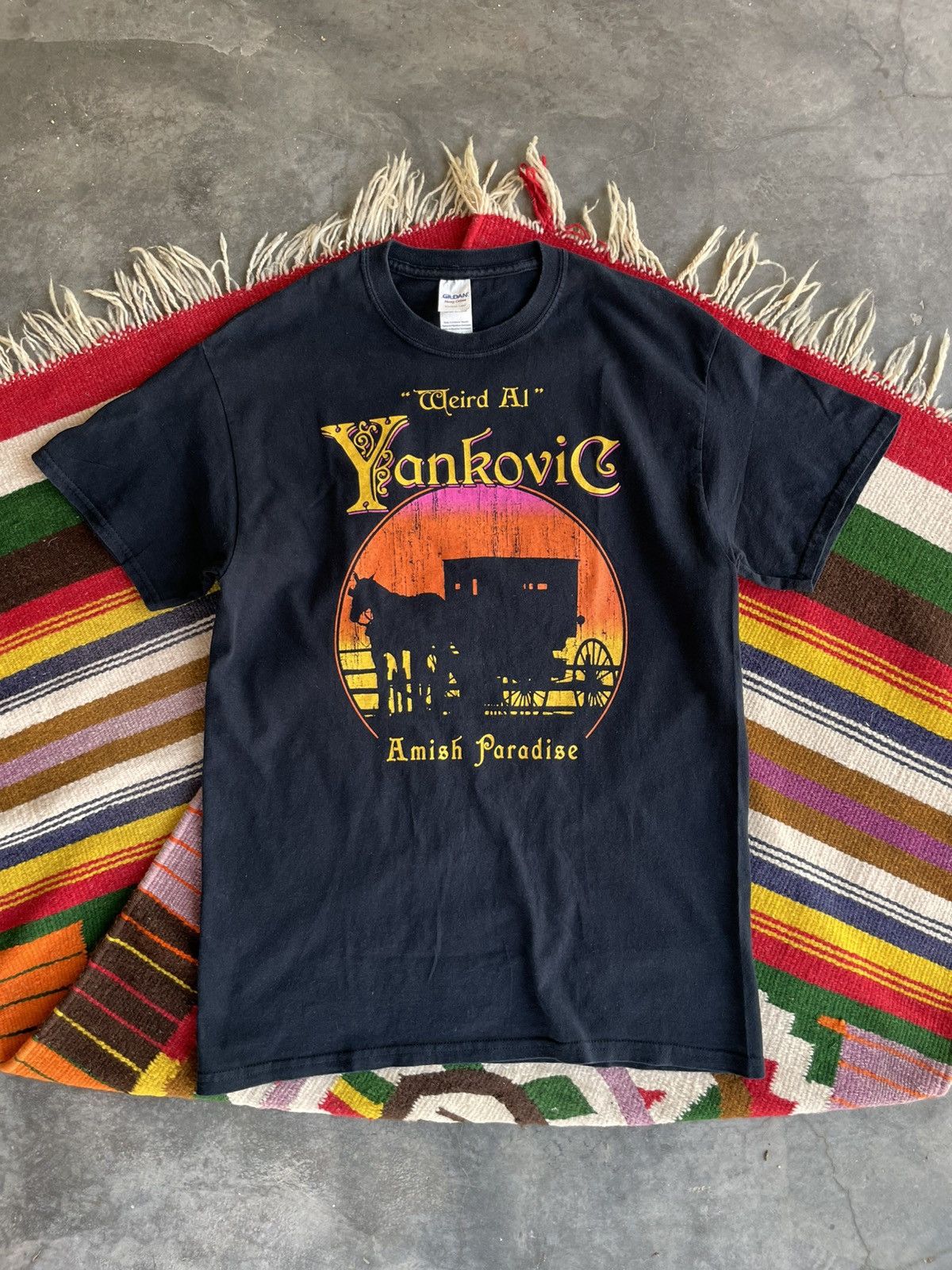 Band Tees VTG 00s Weird Al Yankovic - Amish Paradise Size US M / EU 48-50 / 2 - 1 Thumbnail