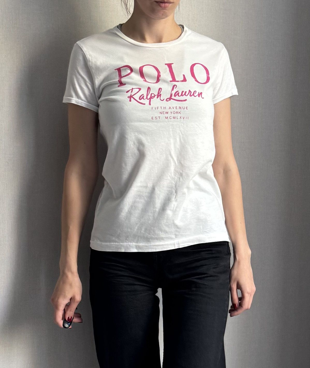 Polo Ralph Lauren Polo Ralph Lauren white logo t-shirt size M Size M / US 6-8 / IT 42-44 - 5 Thumbnail