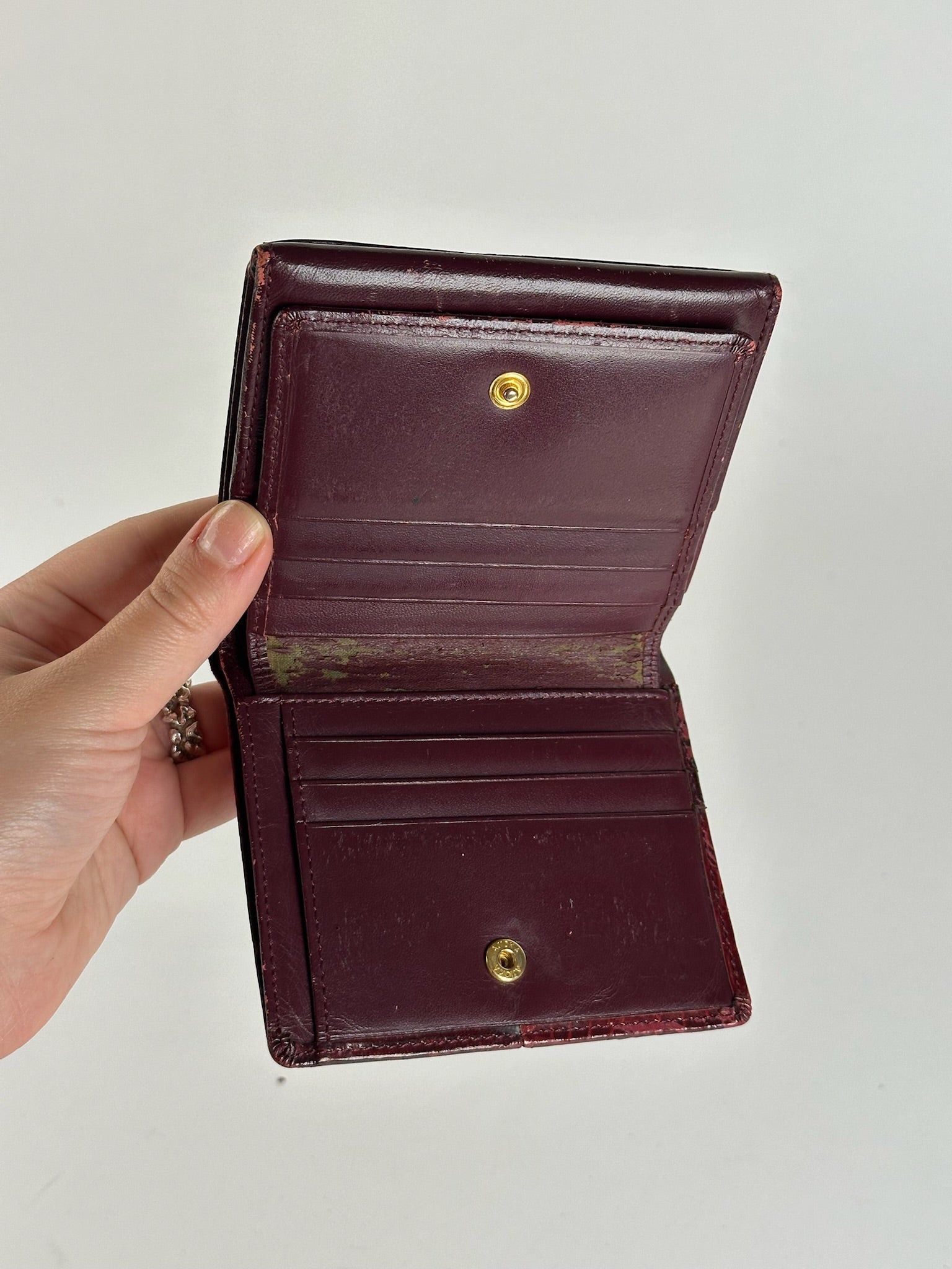Givenchy Vintage Patent Leather Wallet purple Size ONE SIZE - 1 Thumbnail