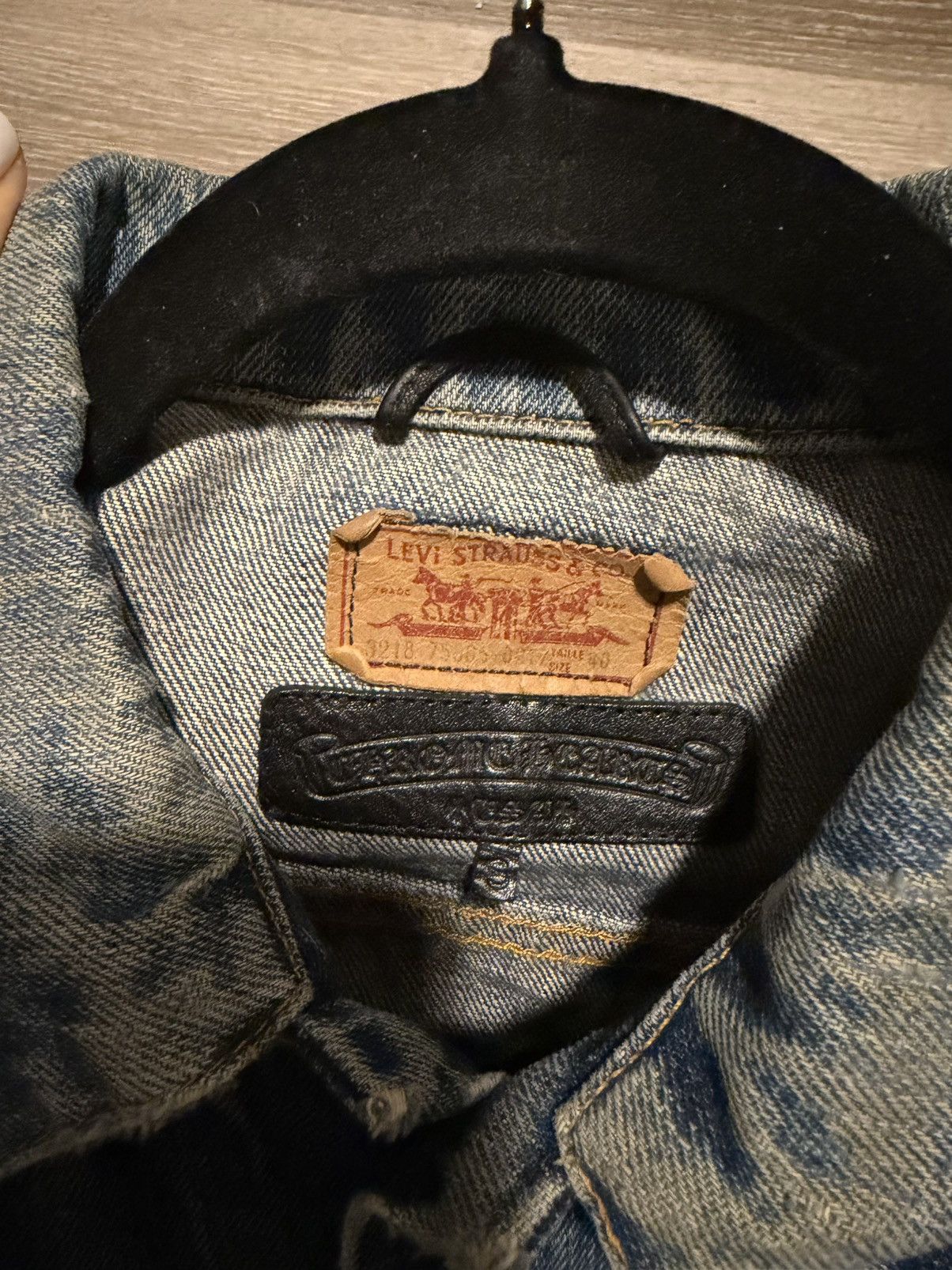 Chrome Hearts Levis Denim Patch Jacket PLEASE READ