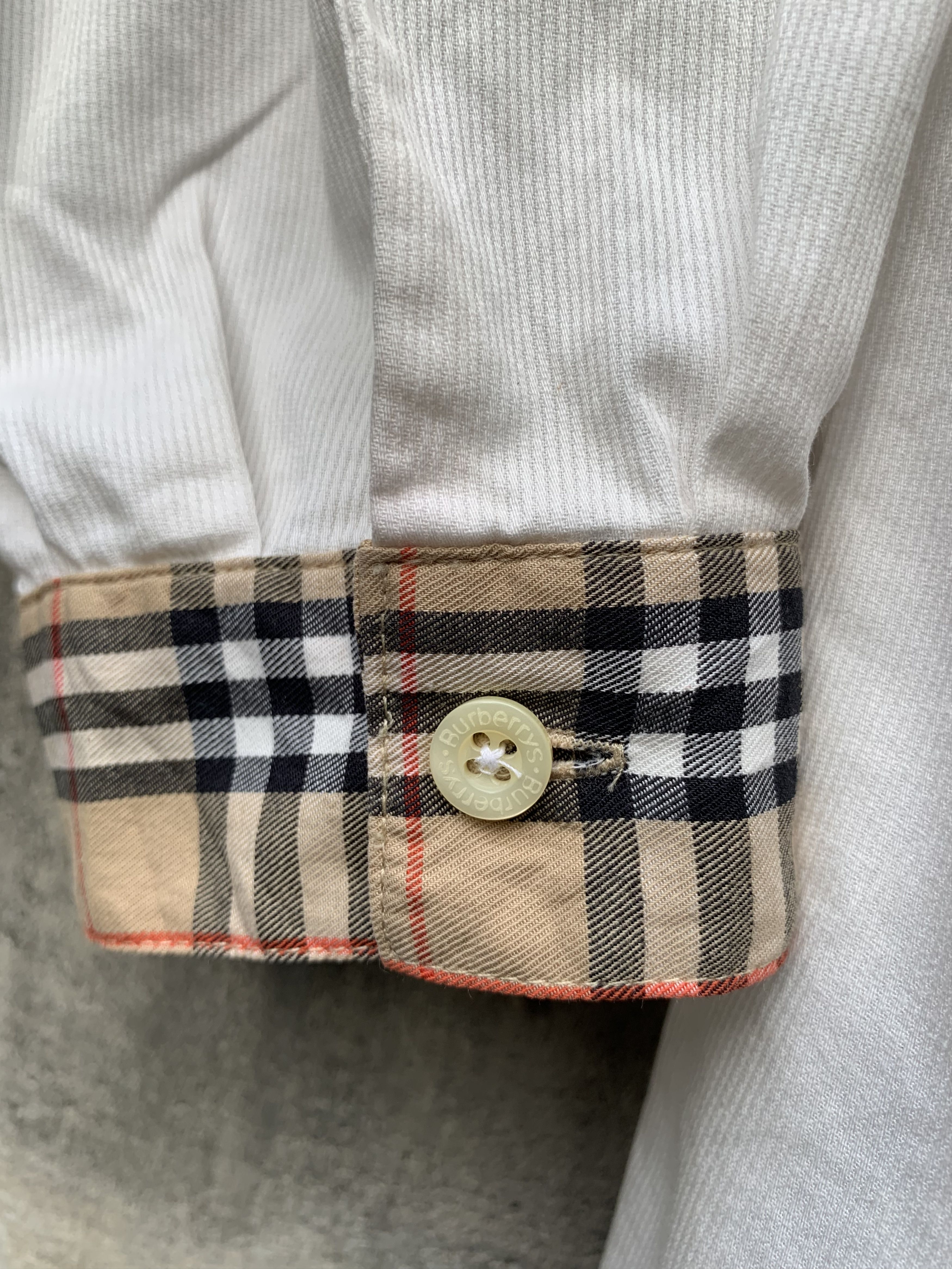 Burberry Vintage Burberrys of London Shirt Size L / US 10 / IT 46 - 4 Thumbnail