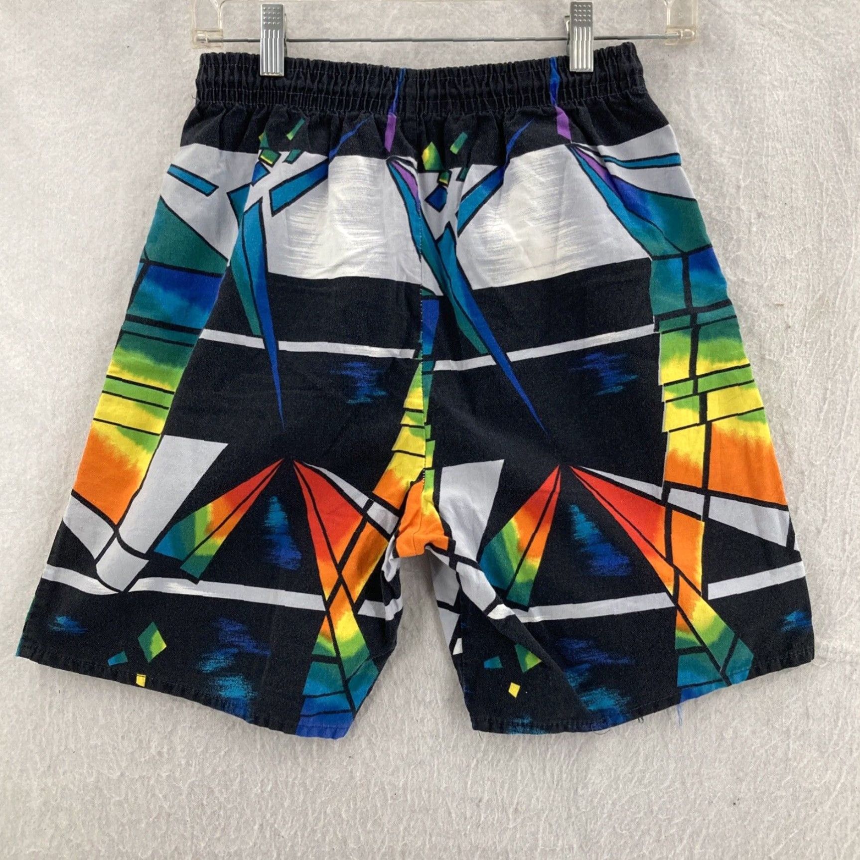 Vintage Vtg breakaway 90s shorts Size M swim trunks Abstract No Drawstring Fits small Size US 31 - 2 Thumbnail