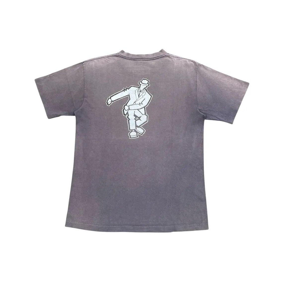 Stussy Vintage 90s Stüssy Ska Dancing Man Graphic Tee Faded Size US M / EU 48-50 / 2 - 2 Thumbnail