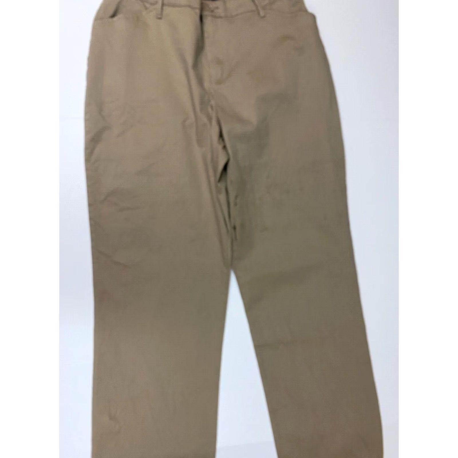 Lee Lee Womens Pants 32 Beige relaxed chino straight Pants Regular Women Beige 32 in 32 in Chino Womens Size 24" / US 00 / IT 34 - 7 Thumbnail