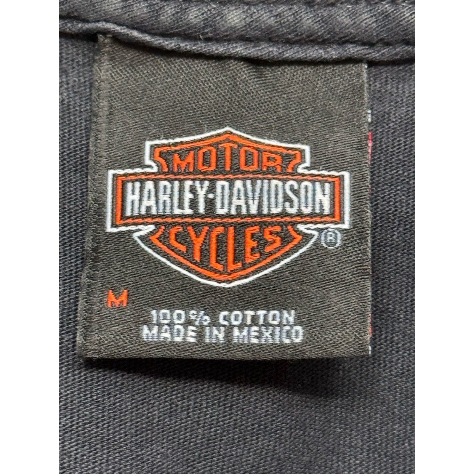 Harley Davidson Bald Eagle Harley-Davidson Marquette, MI Black T-Shirt Men M Size US M / EU 48-50 / 2 - 8 Thumbnail