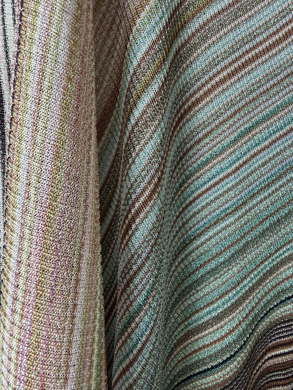 Missoni Missoni Striped Metallic Poncho Cape Multicolored Viscose Size ONE SIZE - 5 Thumbnail