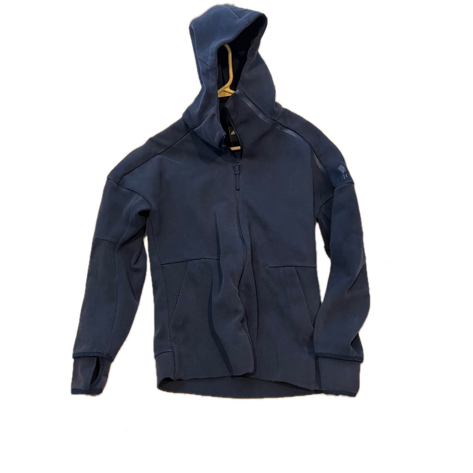 Adidas Adidas ZNE Blue Full Zip Hoodie Jacket Mens Medium Size US M / EU 48-50 / 2 - 1 Thumbnail