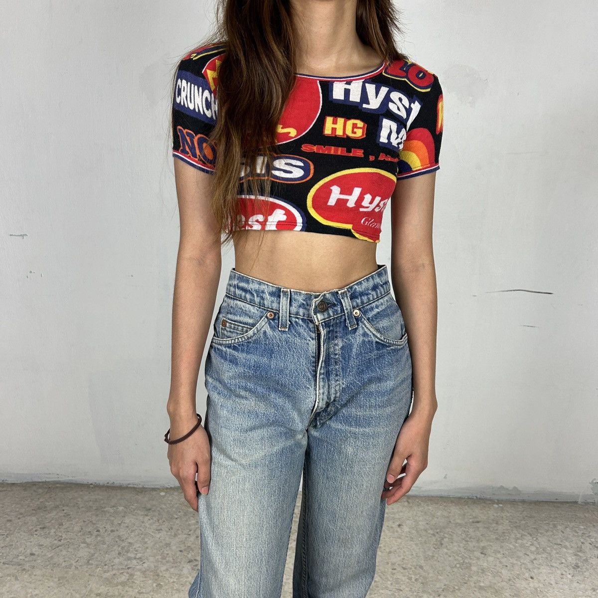Hysteric Glamour 1990s Hysteric Mini Baby Tee Black Size XS / US 0-2 / IT 36-38 - 1 Thumbnail