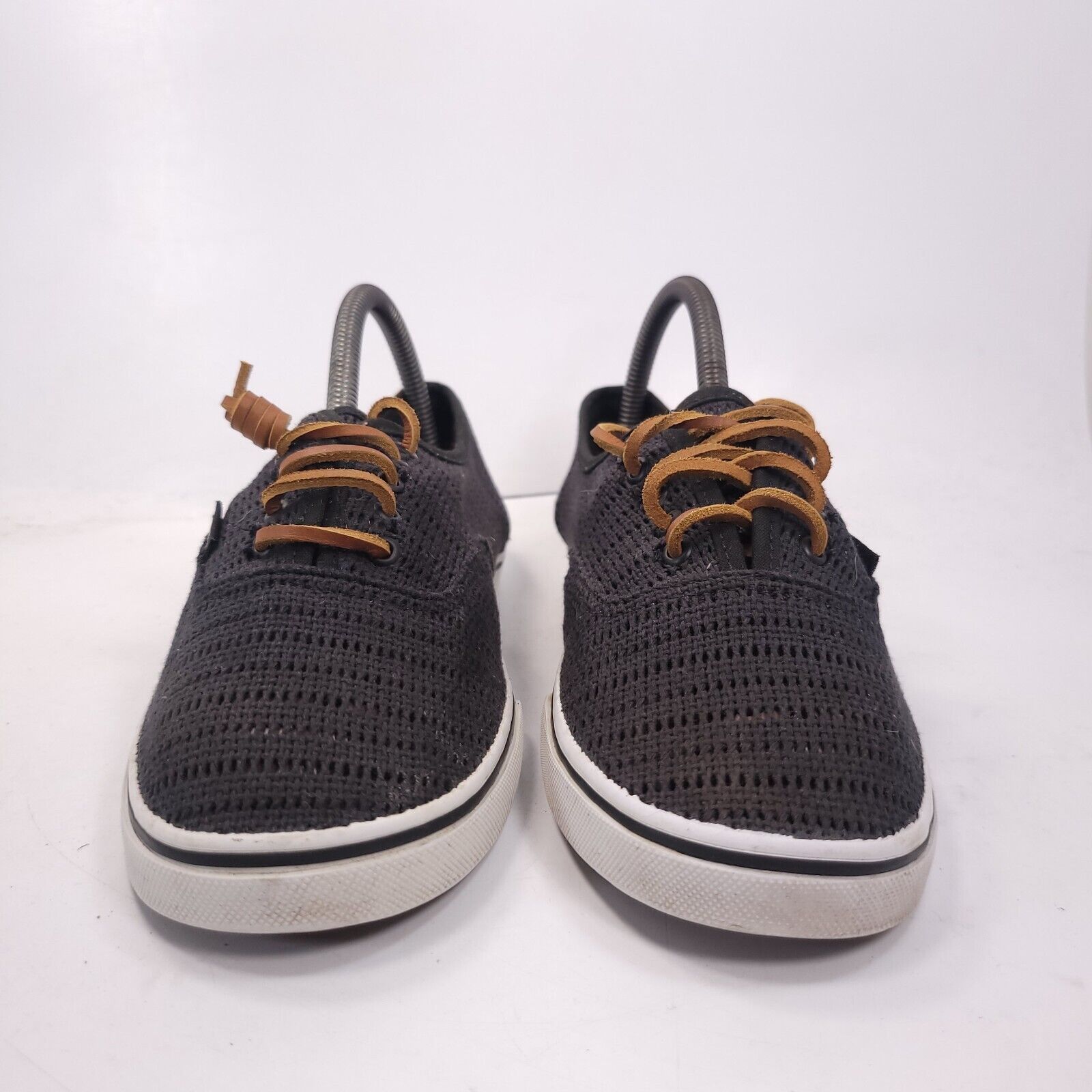 Vans Vans Off the Wall Shoe Womens Size 8.5 Mens 7 TB9C Black Size US 8.5 / IT 38.5 - 2 Thumbnail