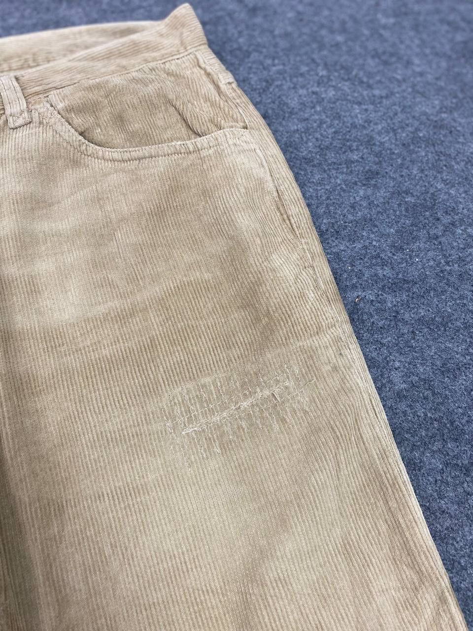 Dolce & Gabbana dolce and gabbana corduroy denim distressed rework Size US 33 - 10 Thumbnail