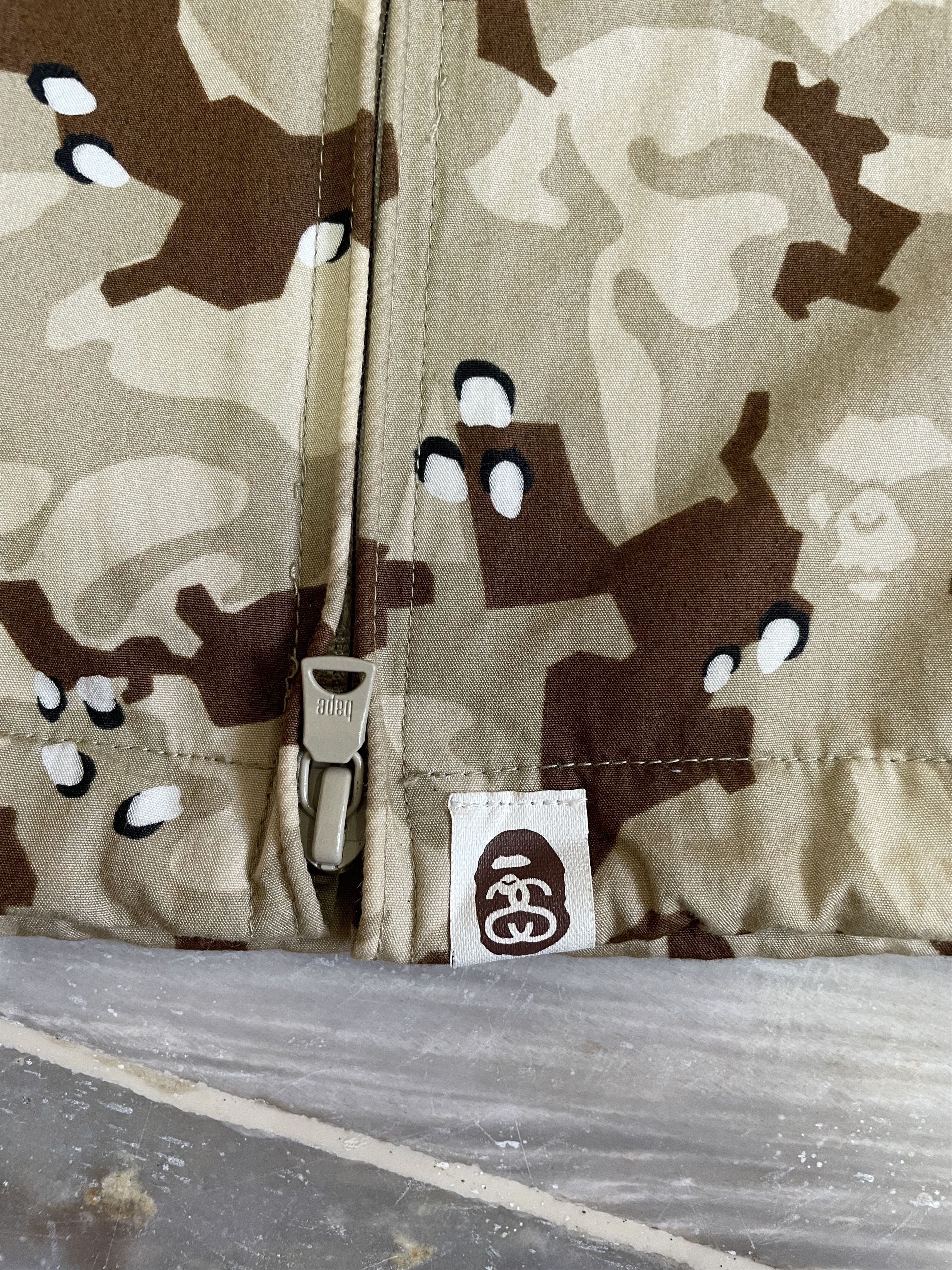 Bape × Stussy BAPE Ill Collaboration Desert Camo Rain Jacket Size US M / EU 48-50 / 2 - 10 Thumbnail