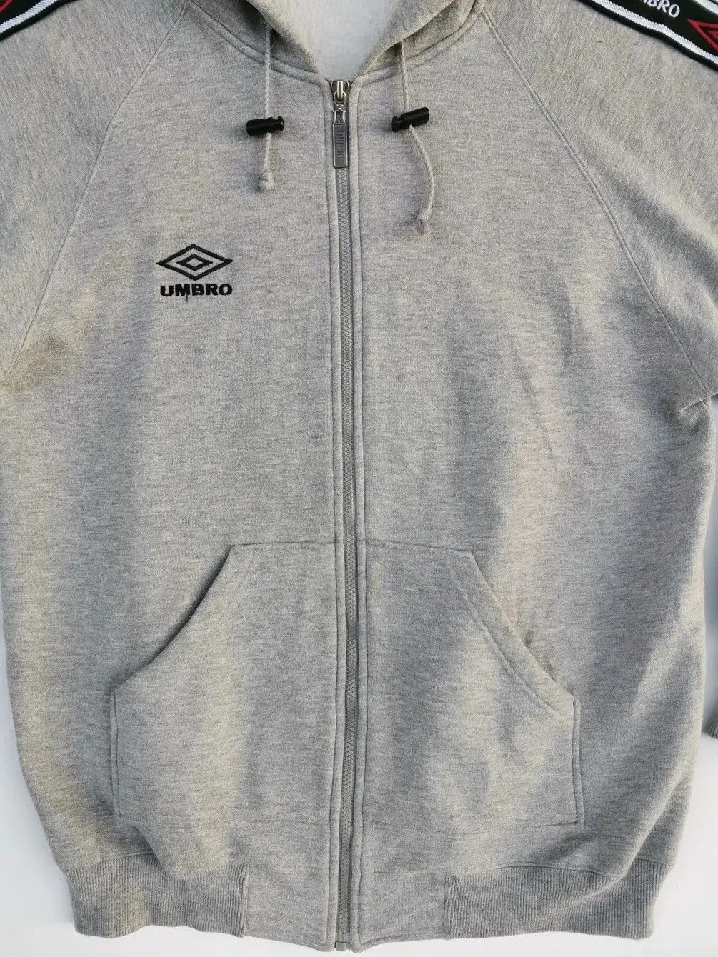 Umbro Rare!!! Umbro Big Logo Zipper Hoodie Sweaters Size US XL / EU 56 / 4 - 5 Thumbnail
