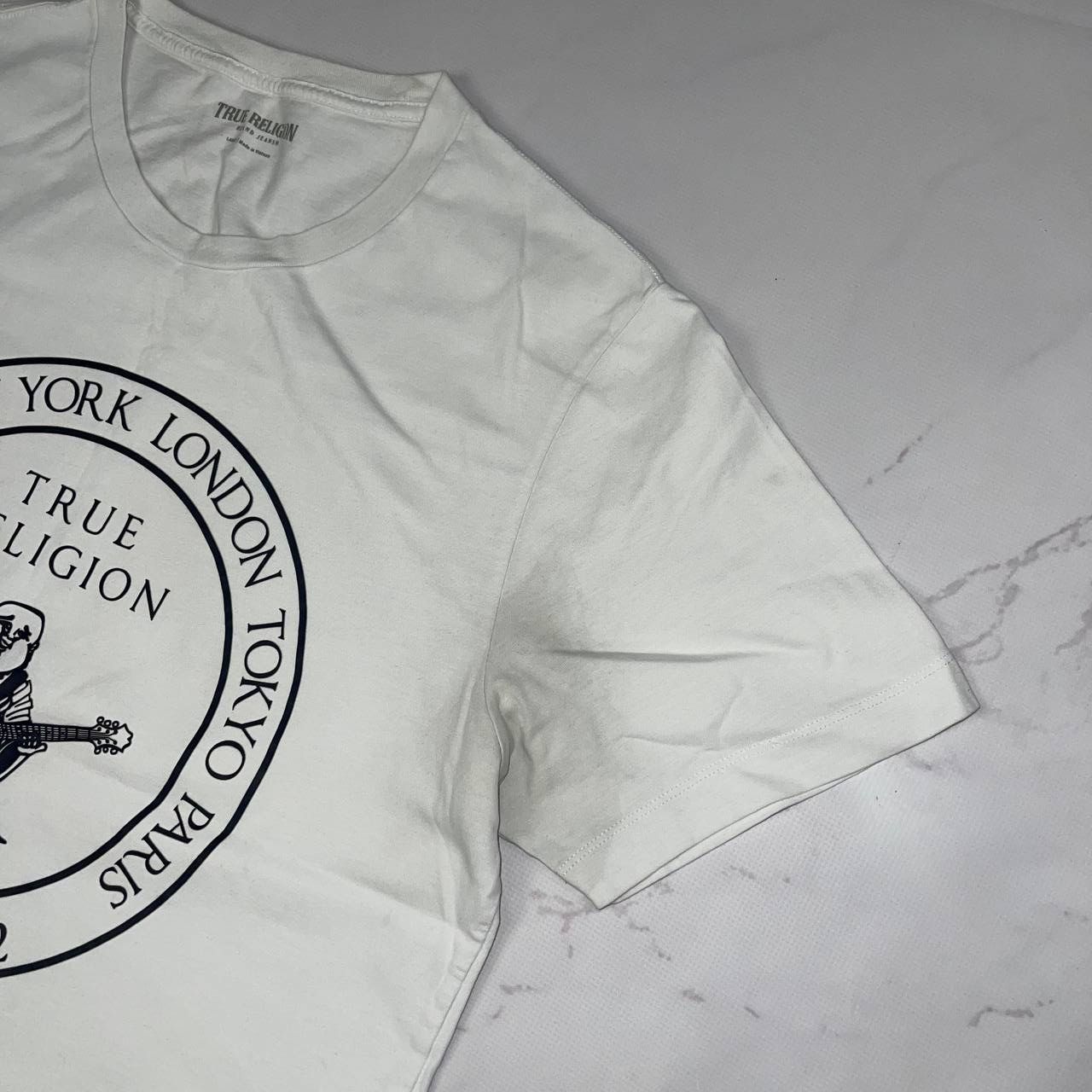 True Religion TRUE RELIGION SS STAMP BUDDHA Y2K TEES Sz L White Size US L / EU 52-54 / 3 - 8 Thumbnail