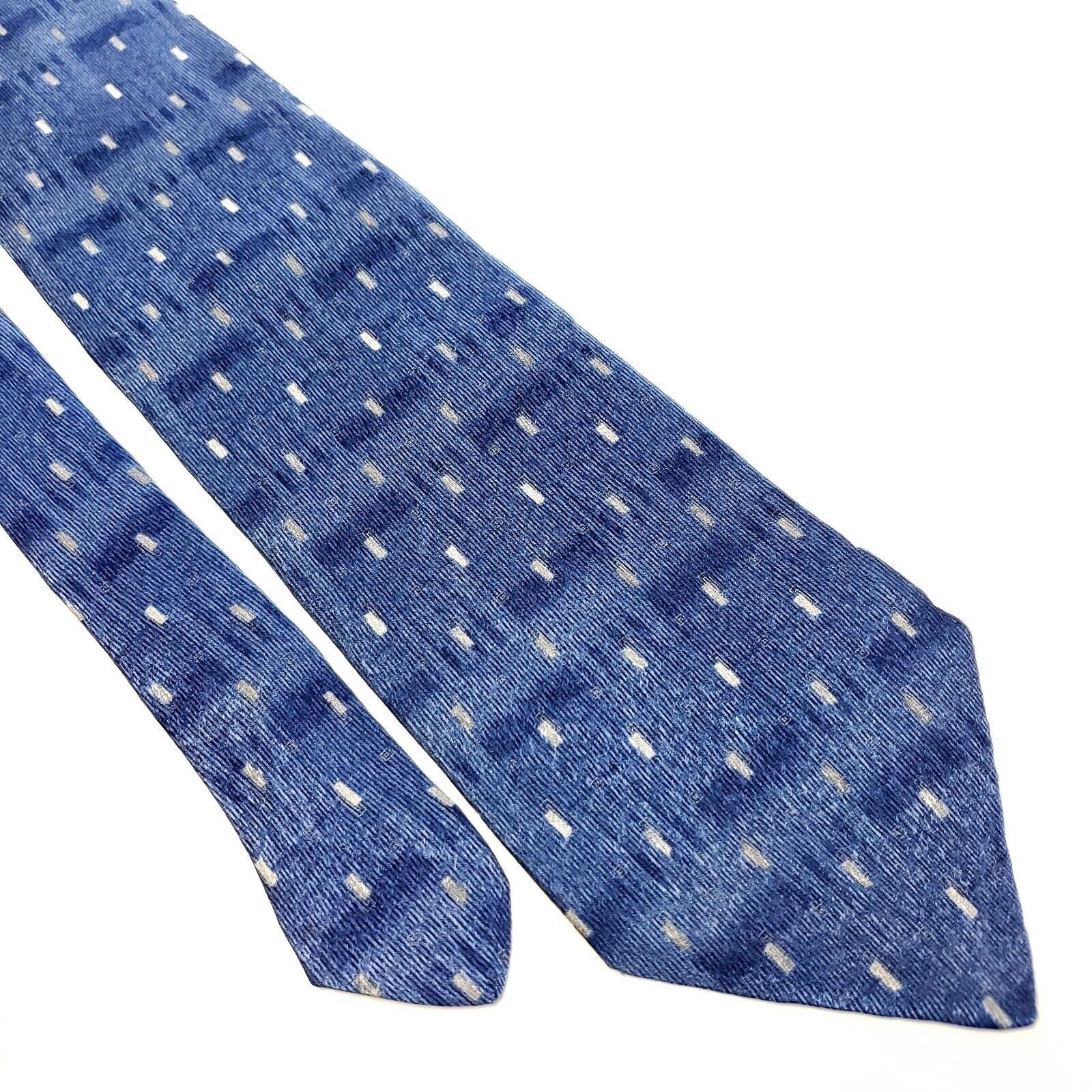 Croft & Barrow Croft & Barrow Blue Abstract Jacquard Print Wide Silk Tie Size ONE SIZE - 1 Thumbnail