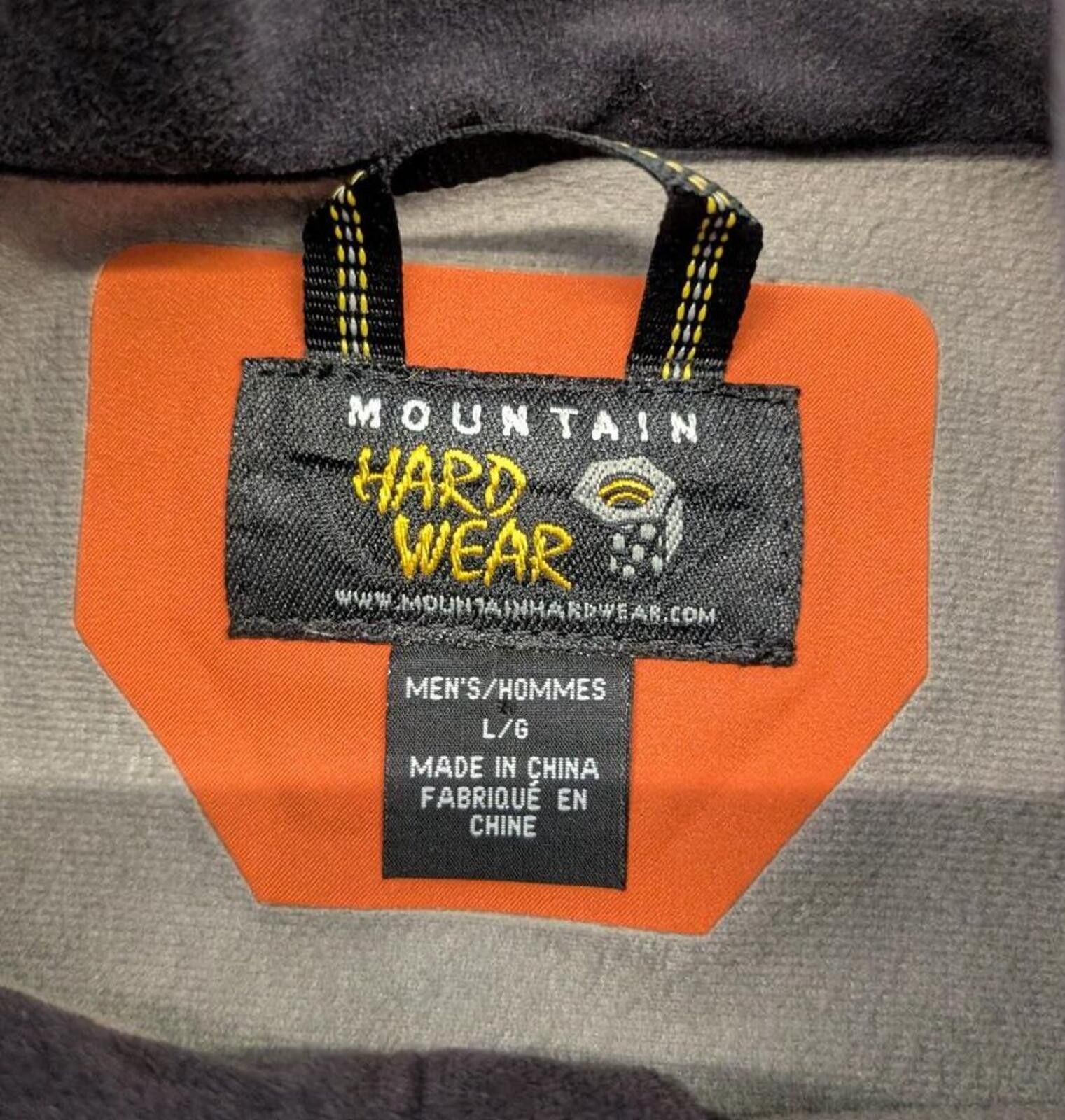 Mountain Hardwear Mountain Hardwear Conduit Softshell Orange and Gray Jacket Size US L / EU 52-54 / 3 - 4 Thumbnail