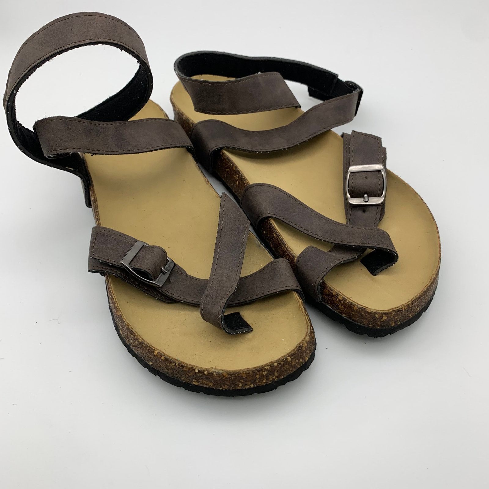 Other Faux Leather Sandal Women Size 40 Summer Shoes Size US 9.5 / IT 39.5 - 1 Thumbnail