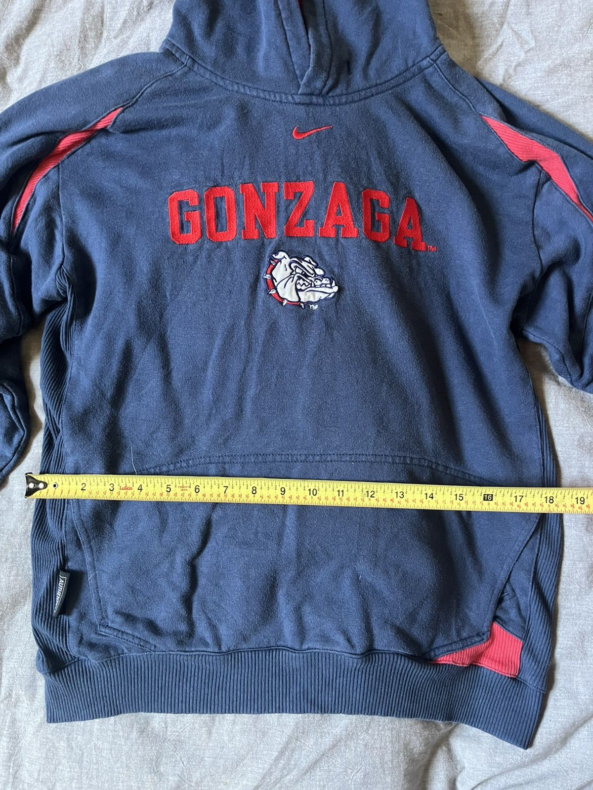 Nike × Vintage Vintage Gonzaga University Hoodie Nike Large Size US L / EU 52-54 / 3 - 5 Thumbnail
