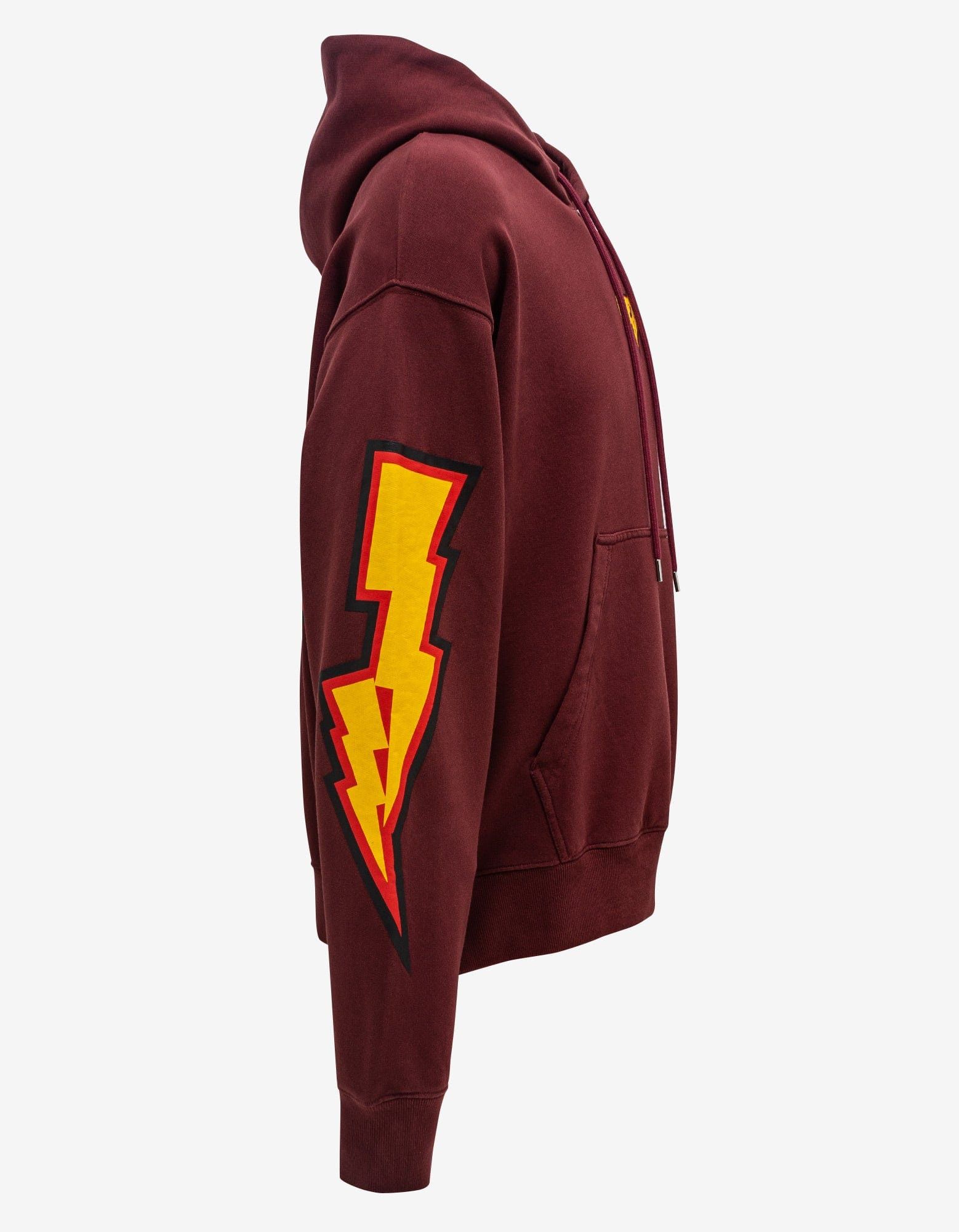 Off-White Burgundy Thunder Stable Skate Hoodie Size US XL / EU 56 / 4 - 4 Thumbnail