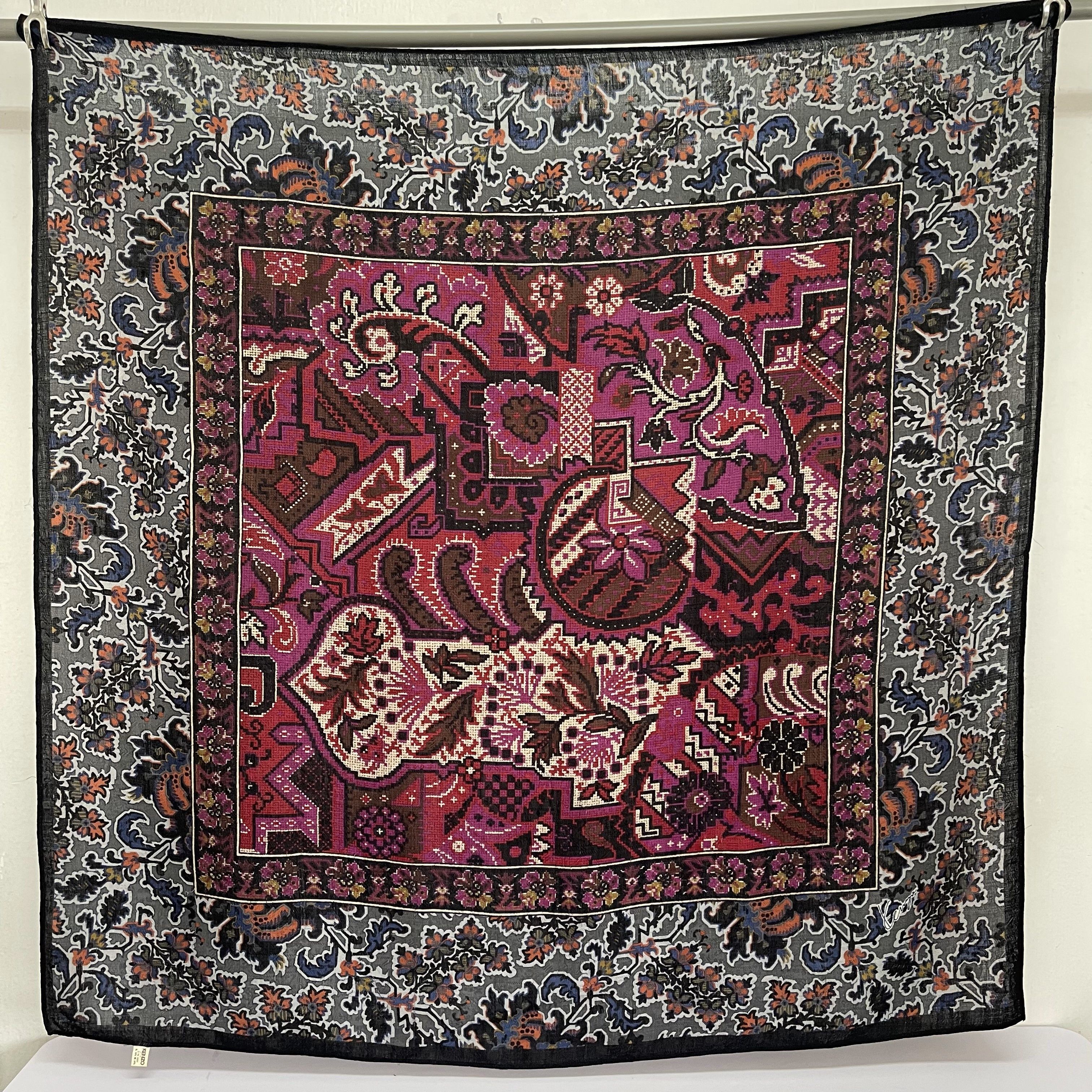 Kenzo Vintage Kenzo Wool + Silk Scarf - S7002 Size ONE SIZE - 4 Thumbnail