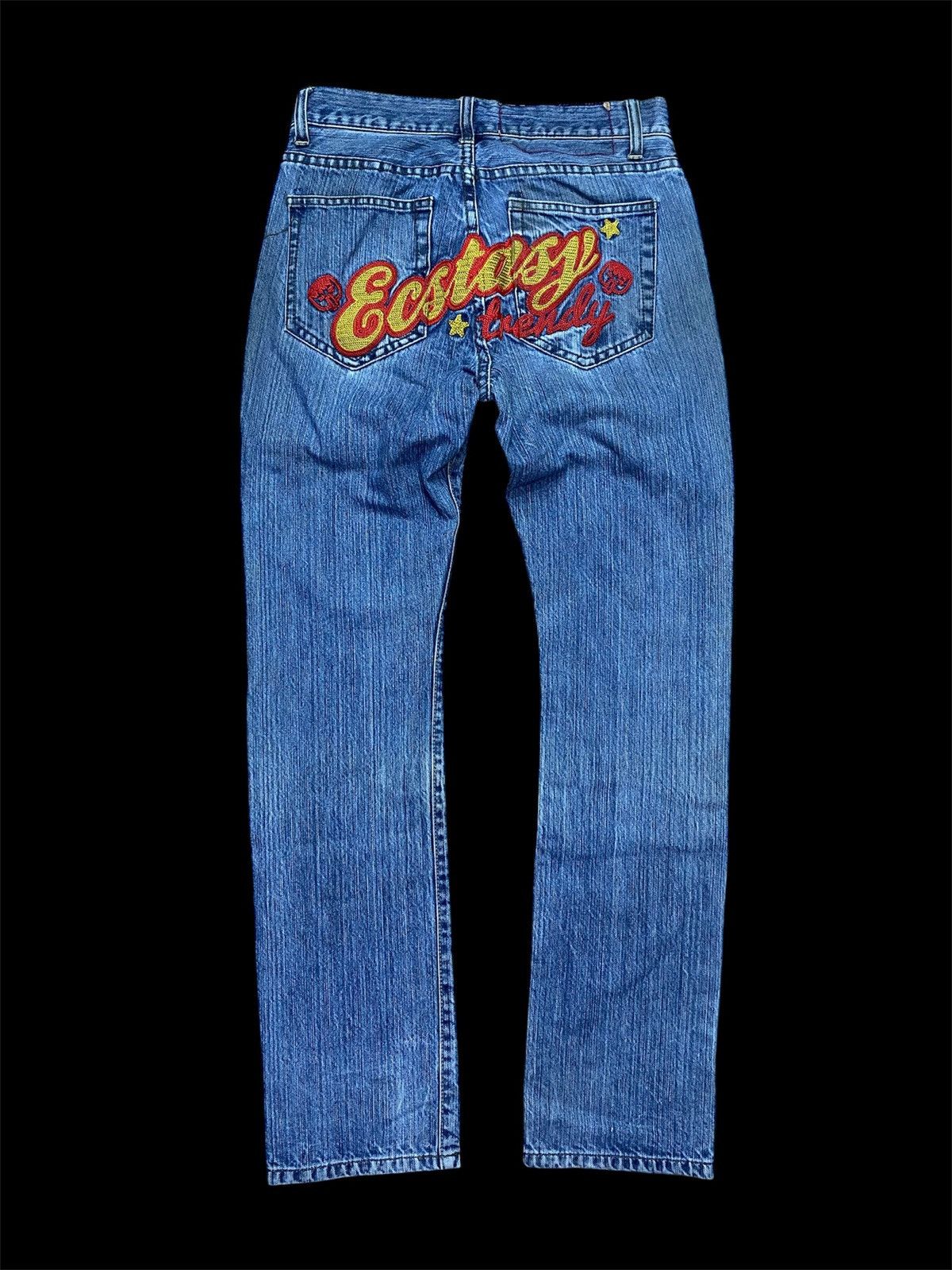 If Six Was Nine × Japanese Brand × Le Grande Bleu (L.G.B.) ECTASY Denim Y2k Style Size US 28 / EU 44 - 1 Thumbnail