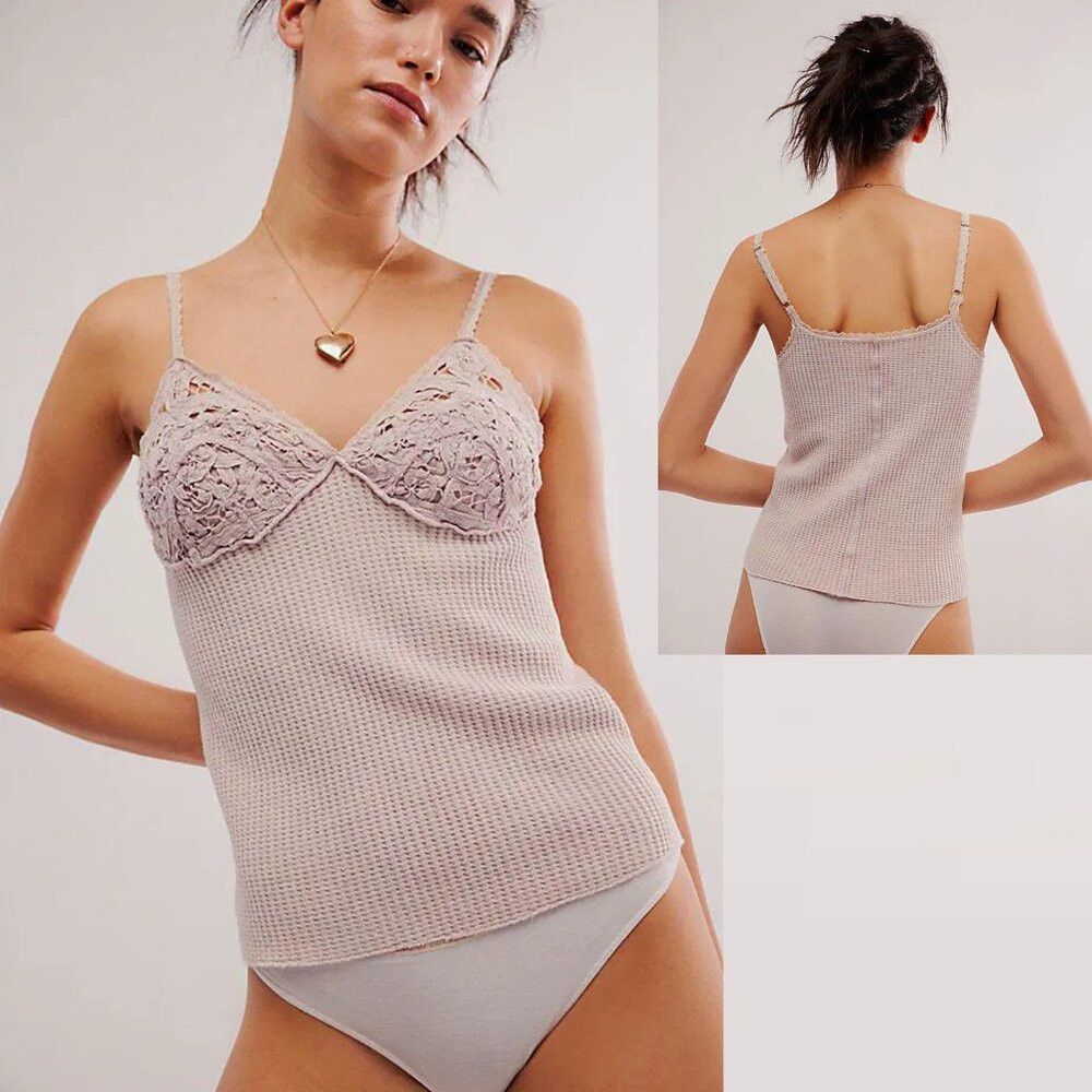 Free People New Free People One Knit Cami Top Size XS Size XS / US 0-2 / IT 36-38 - 1 Thumbnail