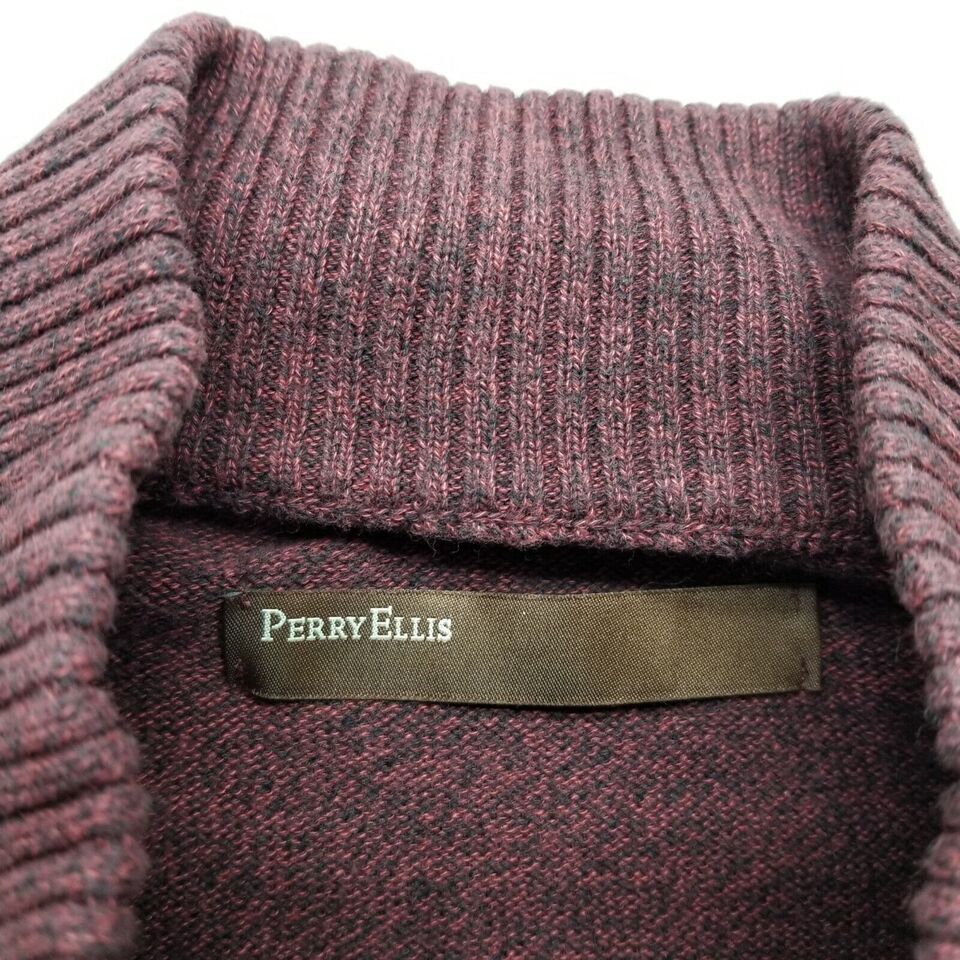 Perry Ellis Perry Ellis Sweater Mens XL Pullover Mock Neck Zip Cotton Size US XL / EU 56 / 4 - 7 Thumbnail